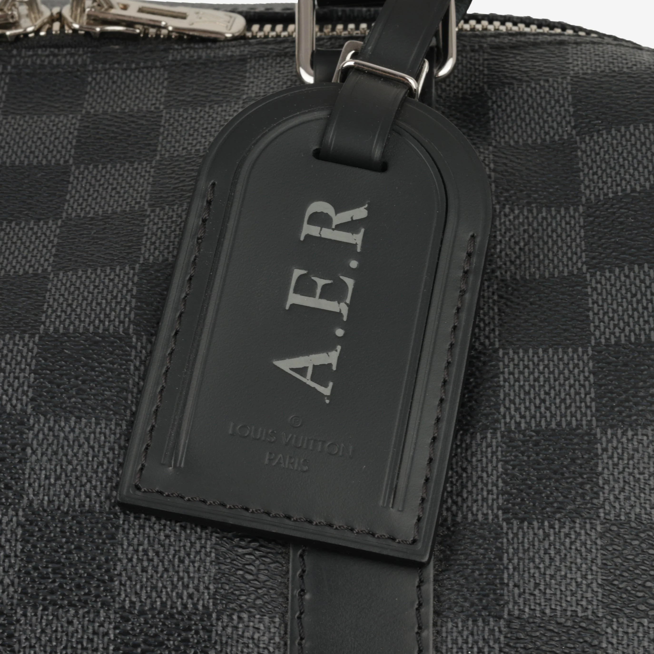 Louis Vuitton Keepall Bandoulière 55 - Damier Graphite | Silver Hardware - Image 15