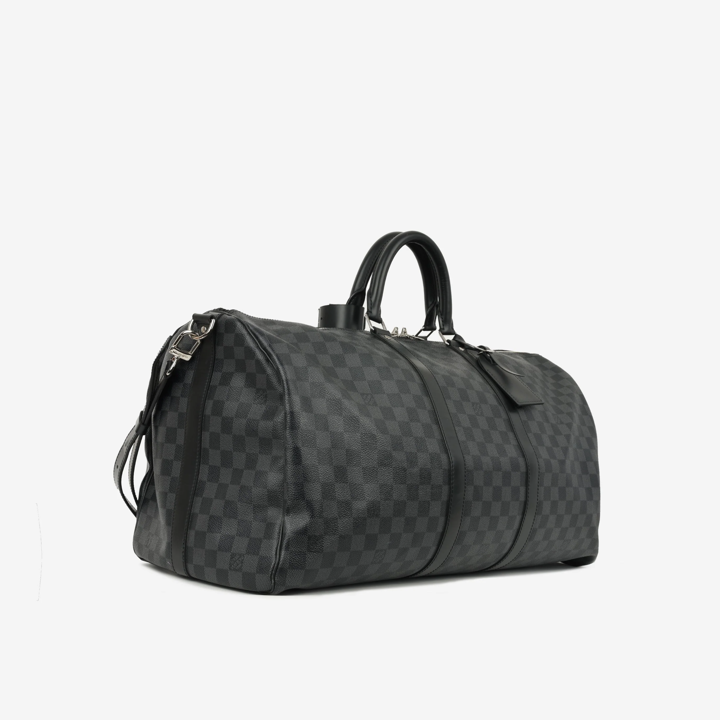 Louis Vuitton Keepall Bandoulière 55 - Damier Graphite | Silver Hardware - Image 2