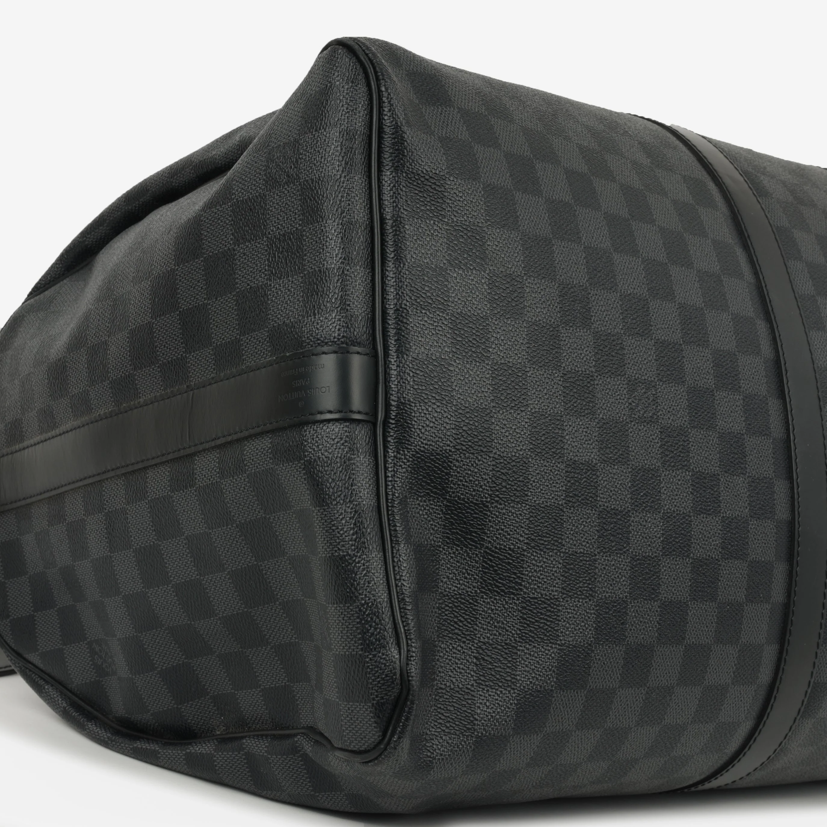 Louis Vuitton Keepall Bandoulière 55 - Damier Graphite | Silver Hardware - Image 4