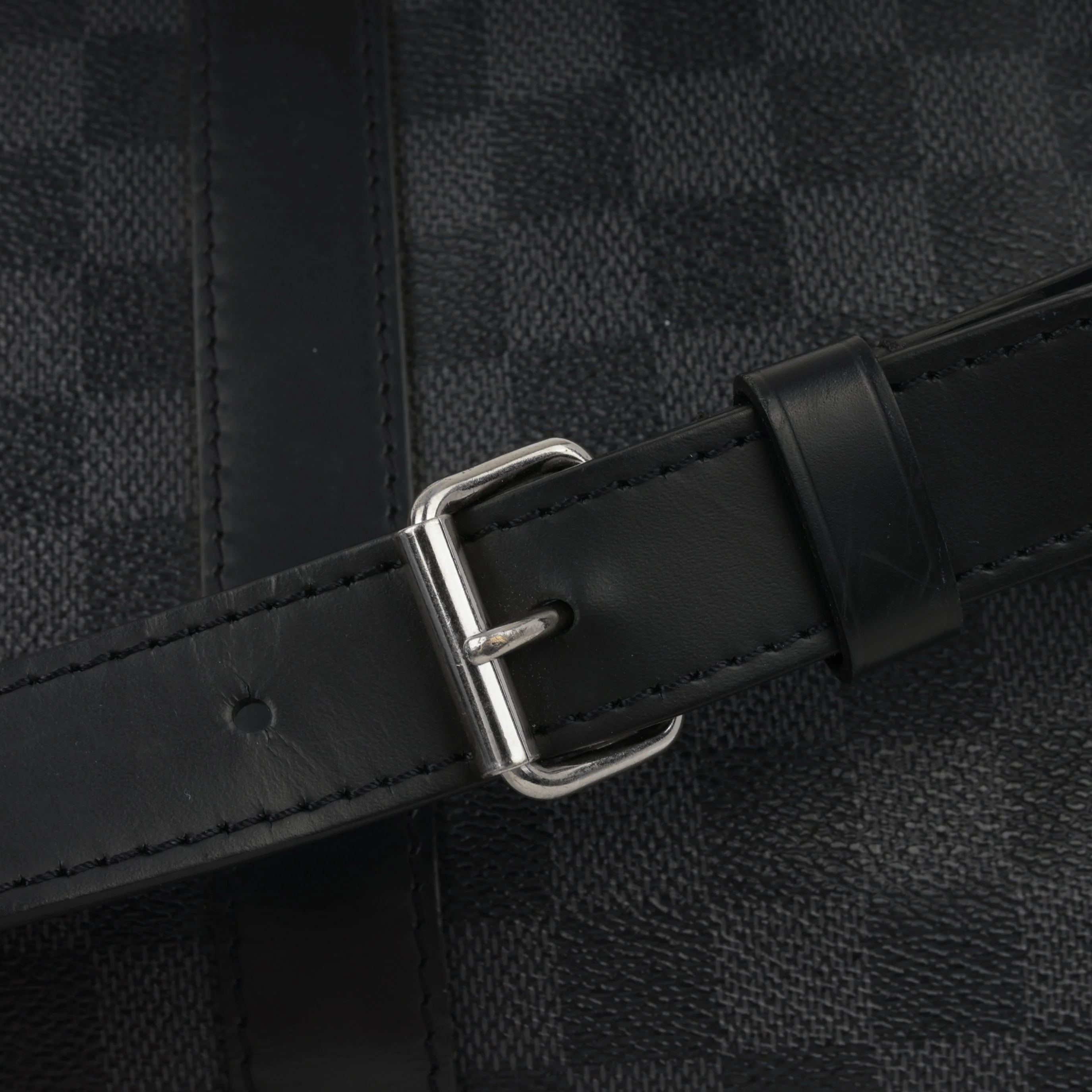 Louis Vuitton Keepall Bandoulière 55 - Damier Graphite | Silver Hardware - Image 9