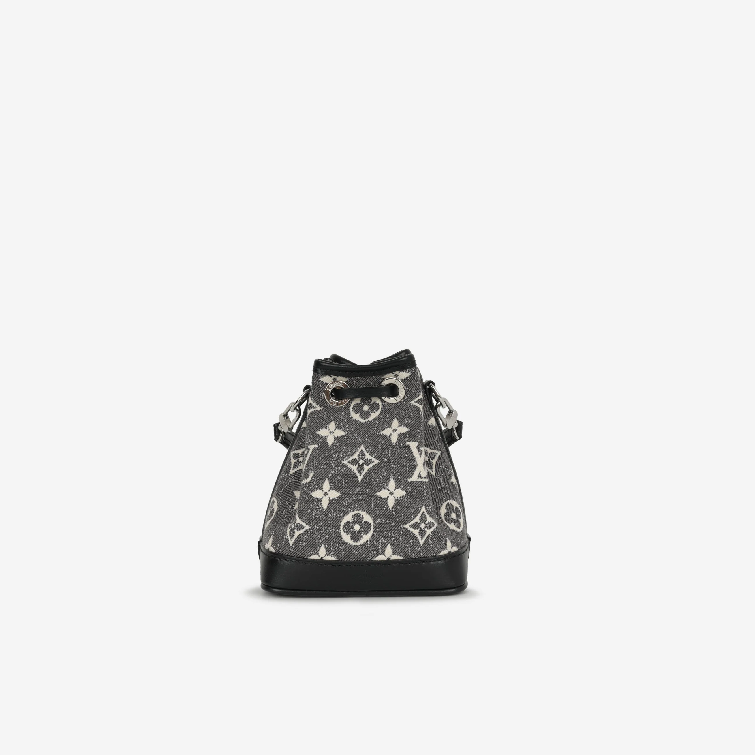 Louis Vuitton Nano Néo Bag - Grey/Black Monogram | Silver Hardwarwe - Image 3