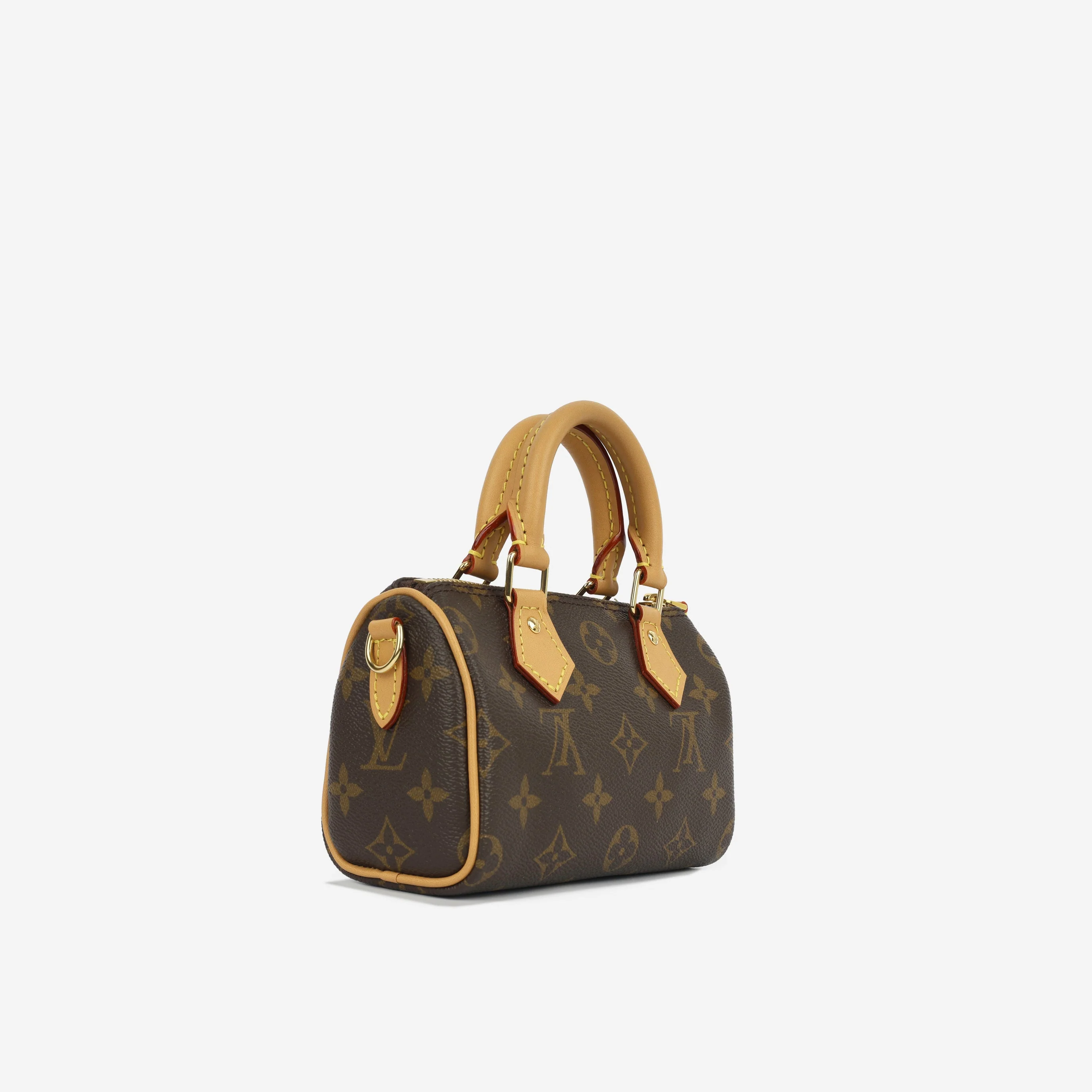 Louis Vuitton Nano Speedy - Monogram | Gold Hardware - Image 3