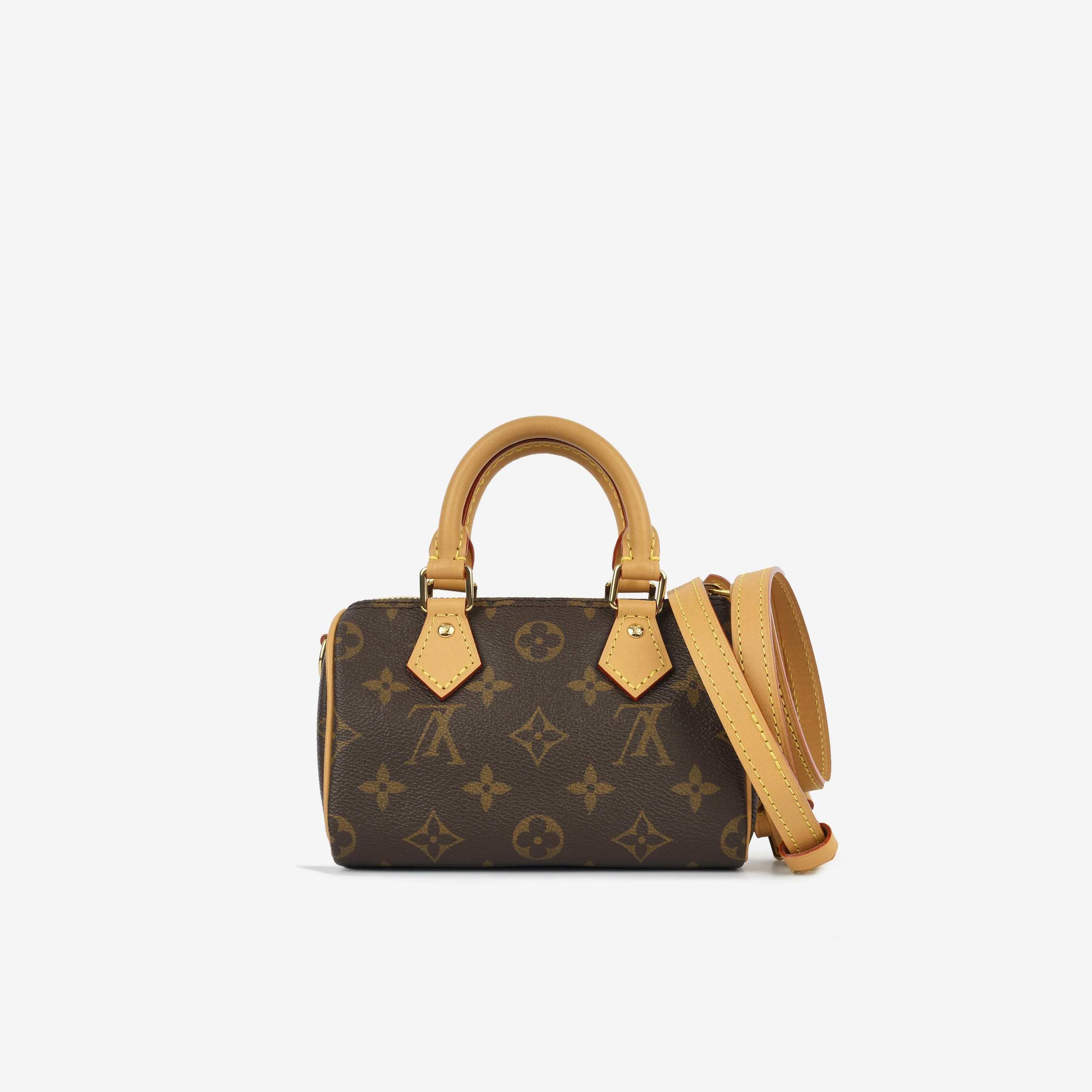 Louis Vuitton Nano Speedy - Monogram | Gold Hardware - Image 5