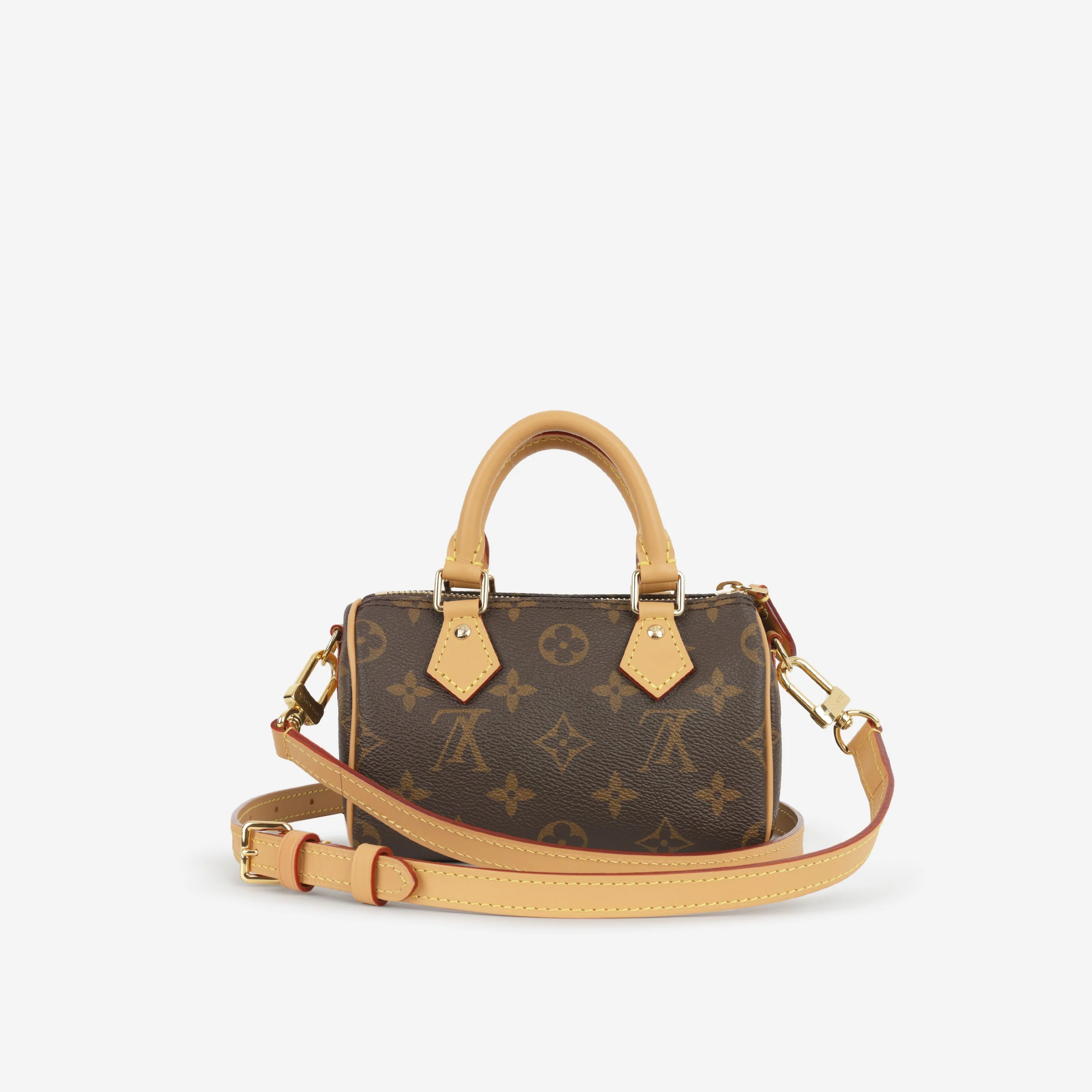 Louis Vuitton Nano Speedy - Monogram | Gold Hardware - Image 3