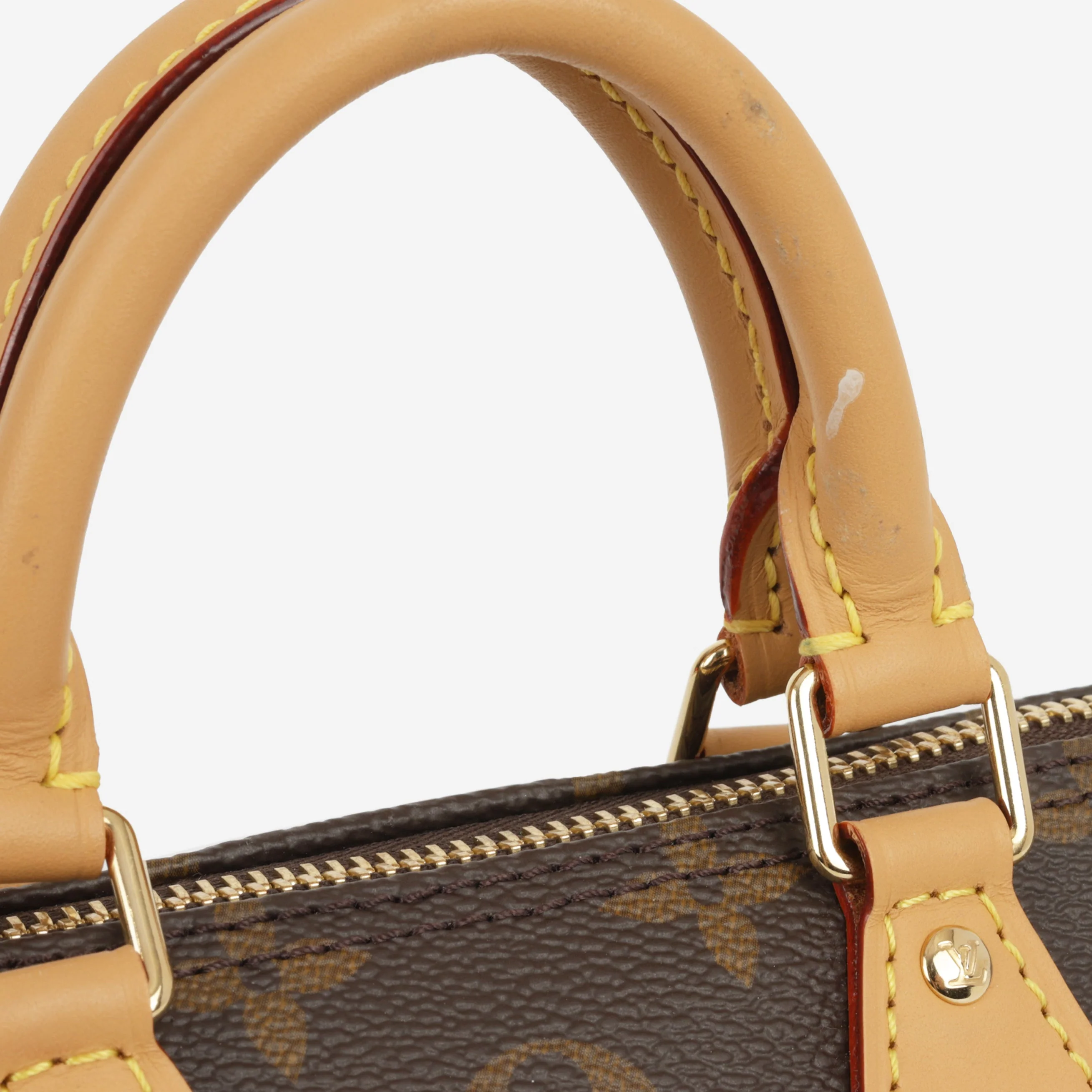 Louis Vuitton Nano Speedy - Monogram | Gold Hardware - Image 4