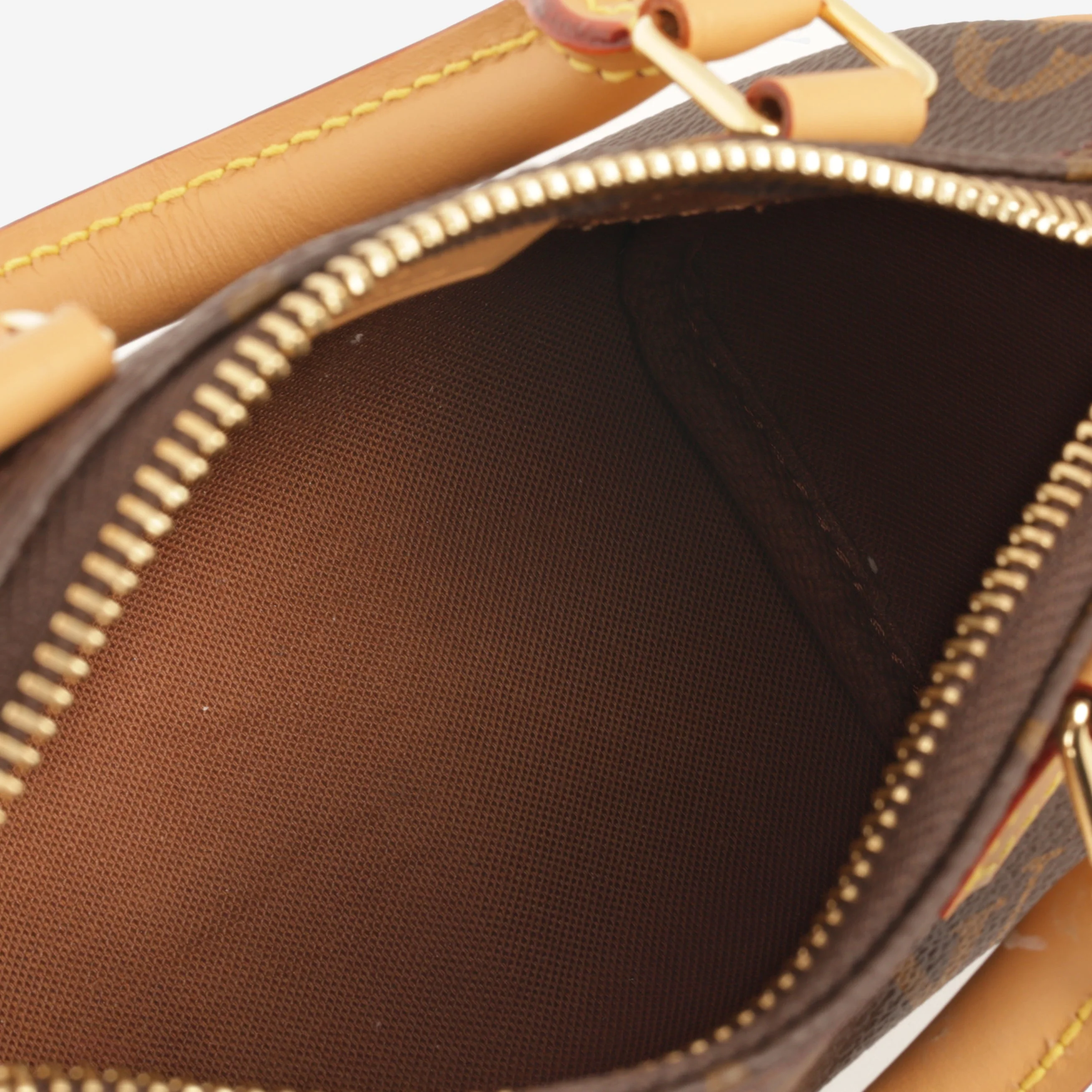 Louis Vuitton Nano Speedy - Monogram | Gold Hardware - Image 6