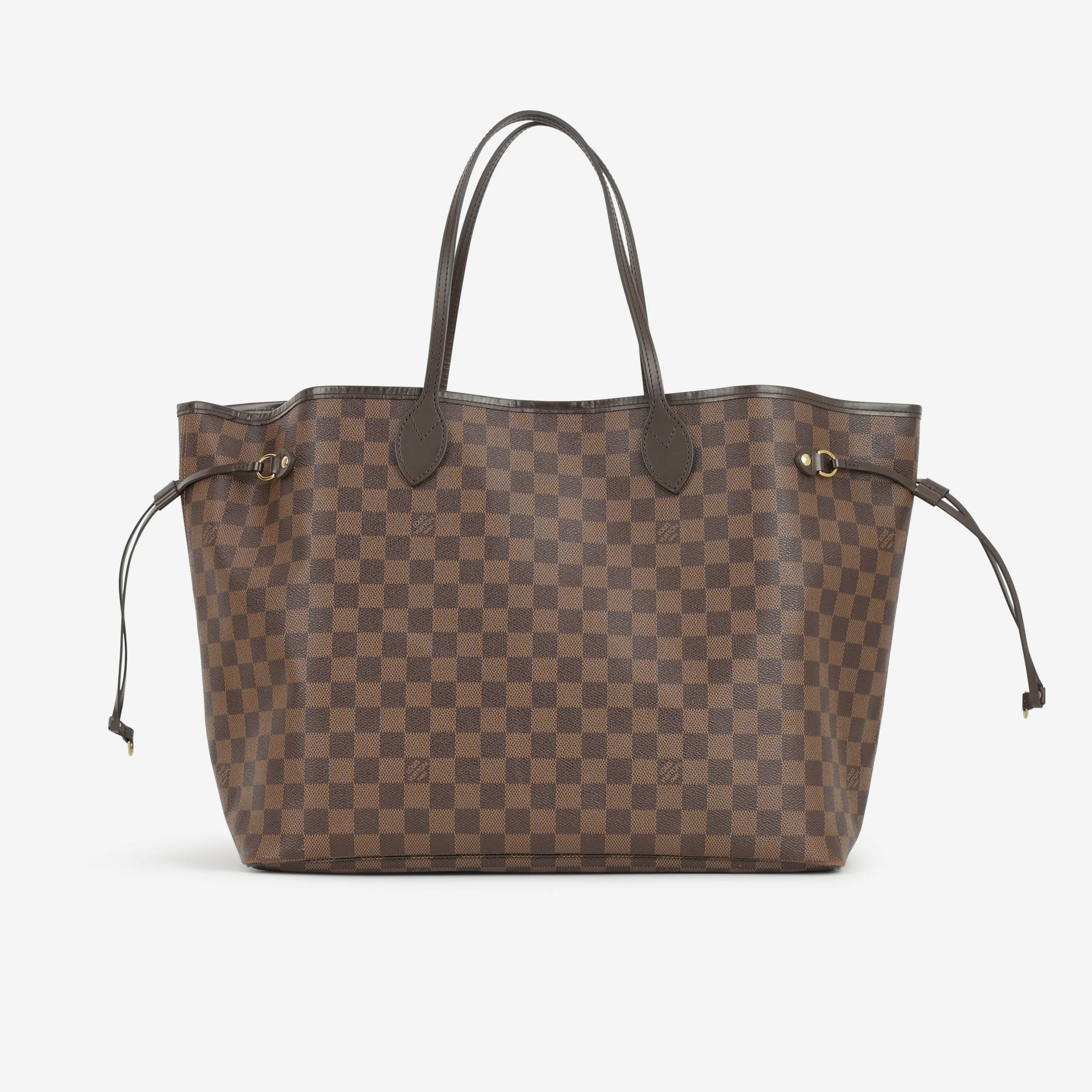 Louis Vuitton Neverfull GM - Damier Ebene Canvas | Gold Hardware - Image 3