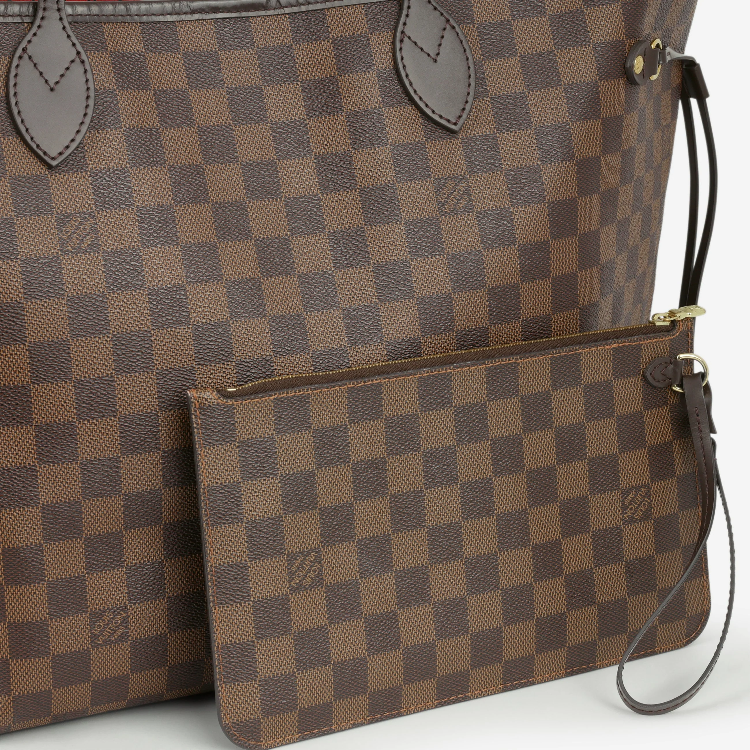 Louis Vuitton Neverfull GM - Damier Ebene Canvas | Gold Hardware - Image 6