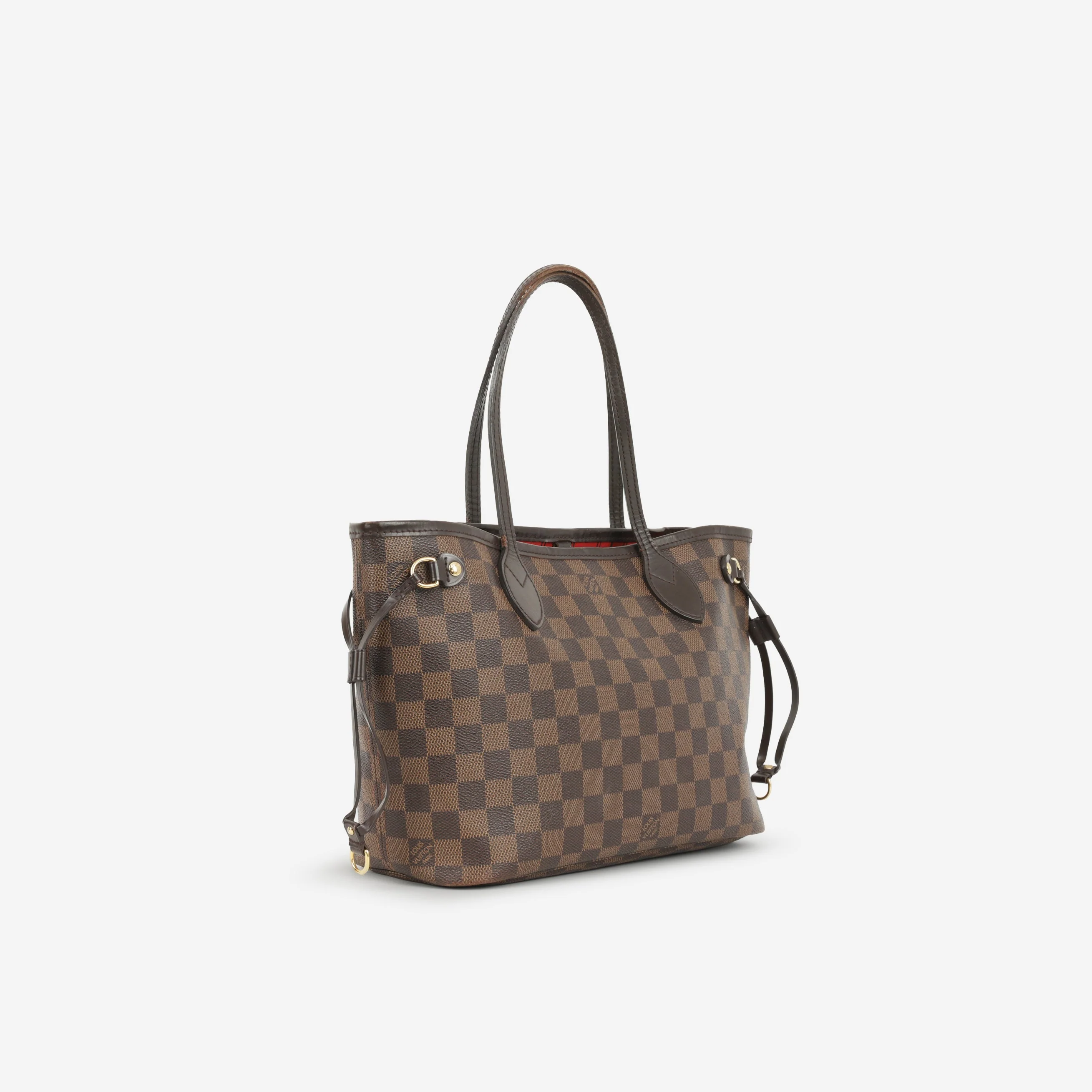 Louis Vuitton Neverfull PM - Damier Ebene | Gold Hardware - Image 2
