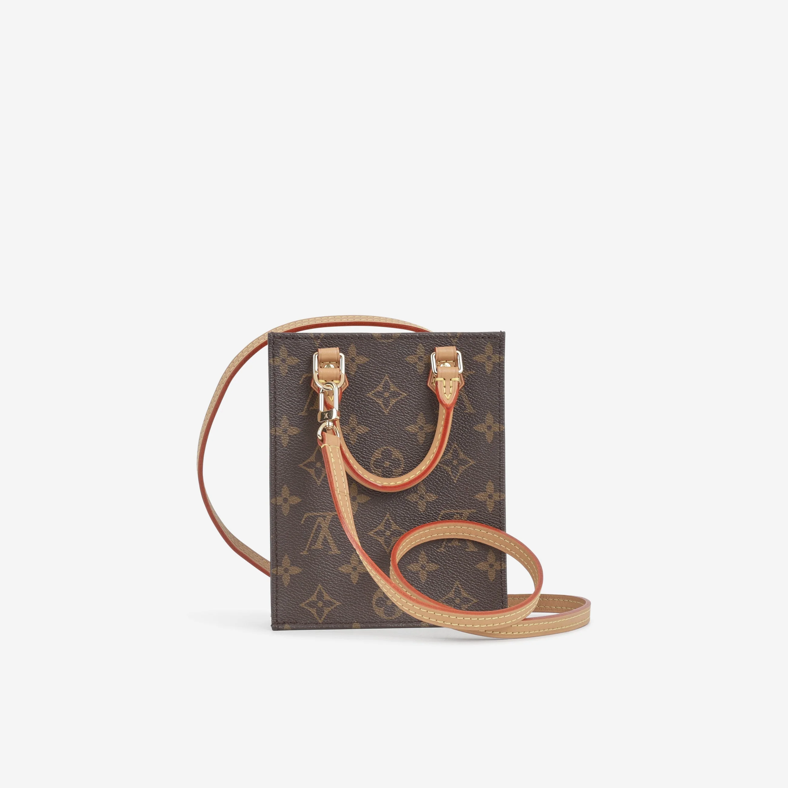 Louis Vuitton Petit Sac Plat - Monogram | Gold Hardware - Image 2