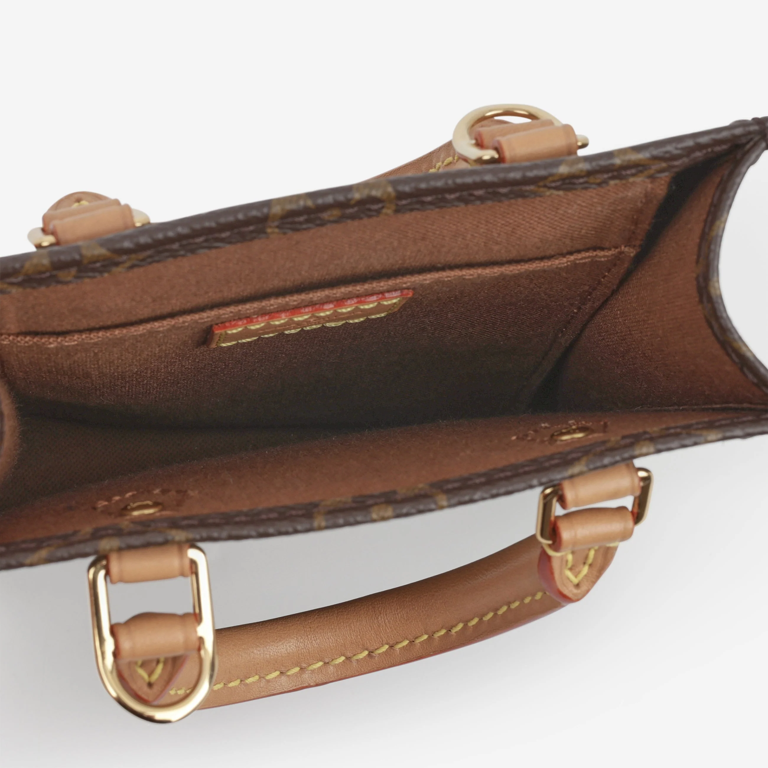 Louis Vuitton Petit Sac Plat - Monogram | Gold Hardware - Image 5