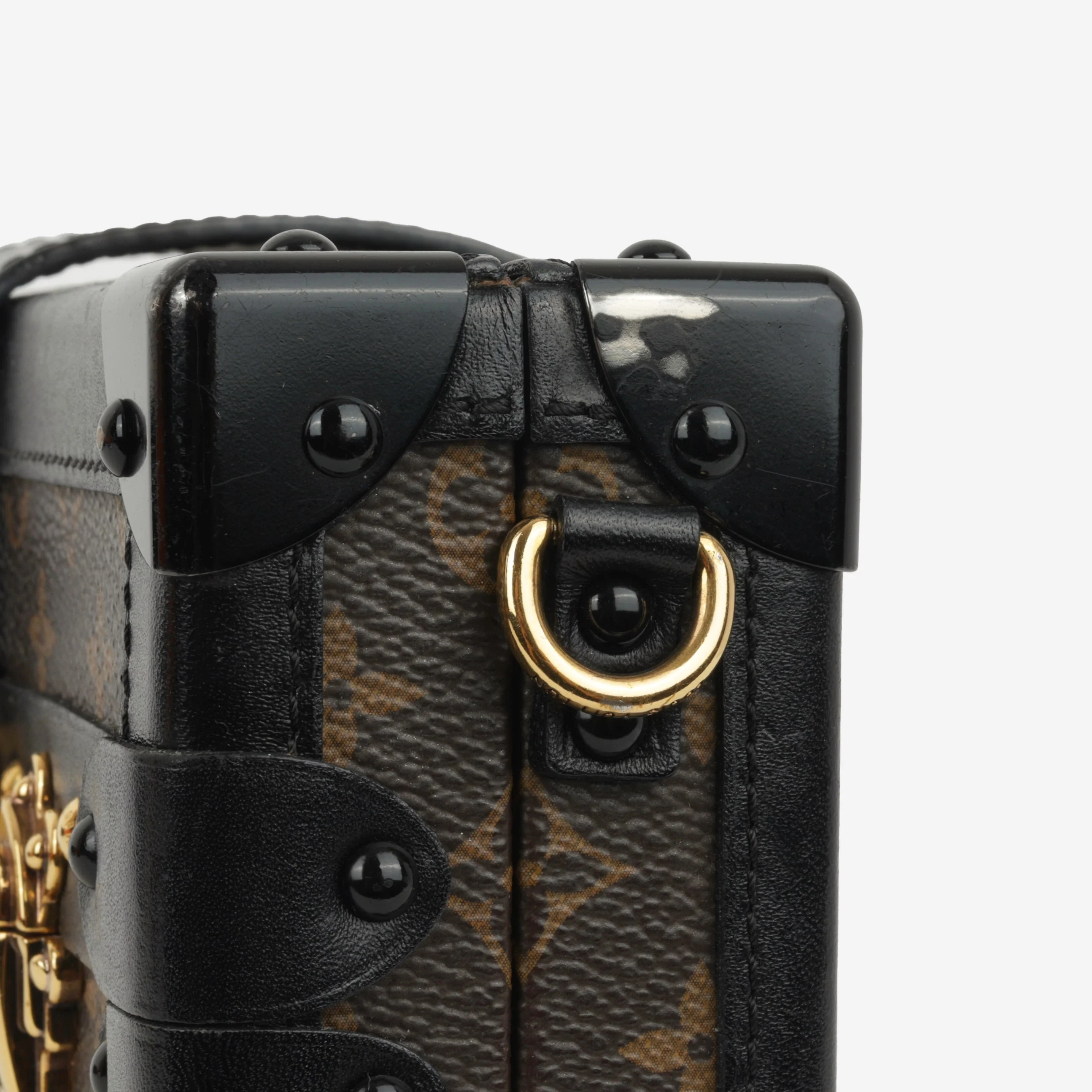 Louis Vuitton Petite Malle - Monogram Canvas / Black Trim | Gold Hardware - Image 10