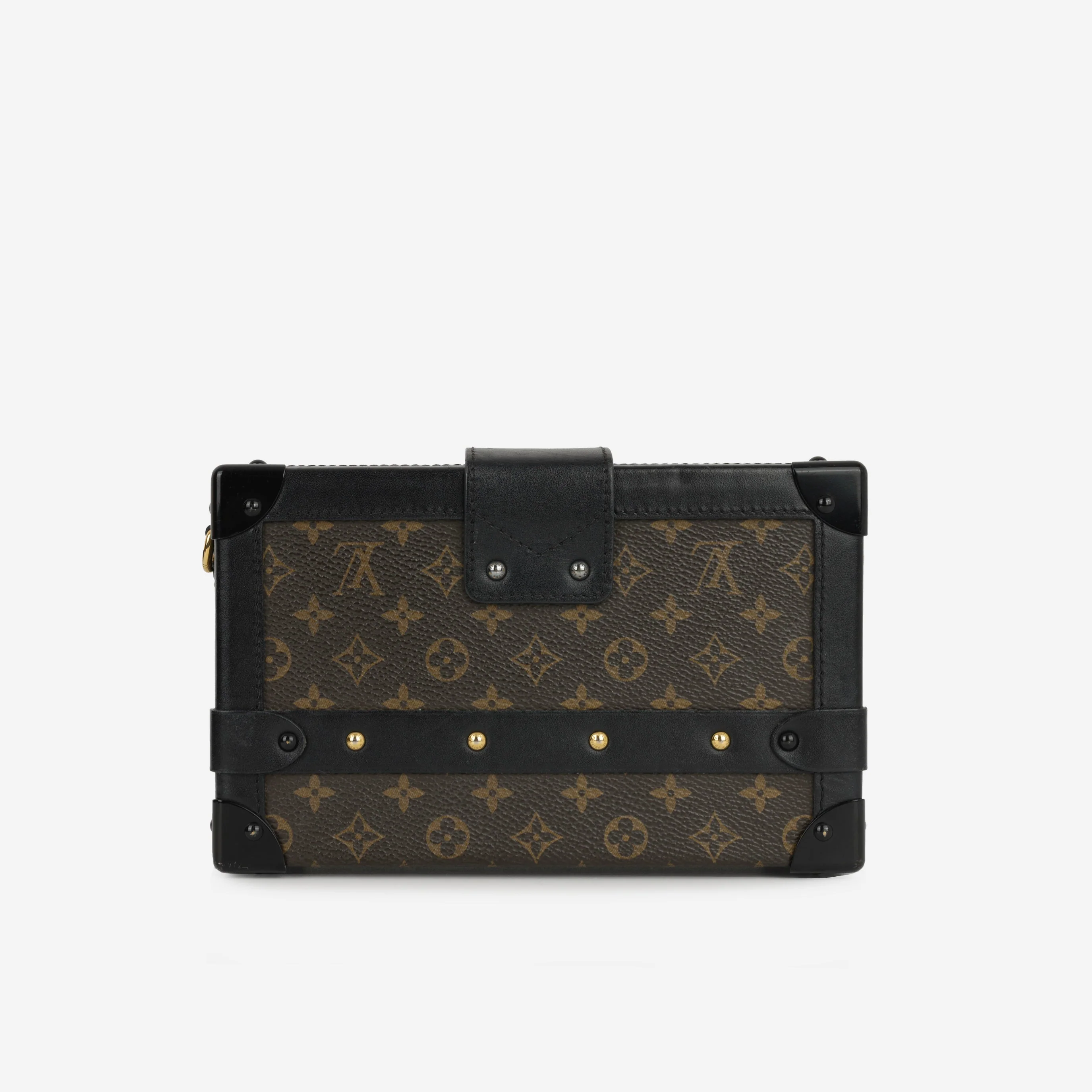 Louis Vuitton Petite Malle - Monogram Canvas / Black Trim | Gold Hardware - Image 11