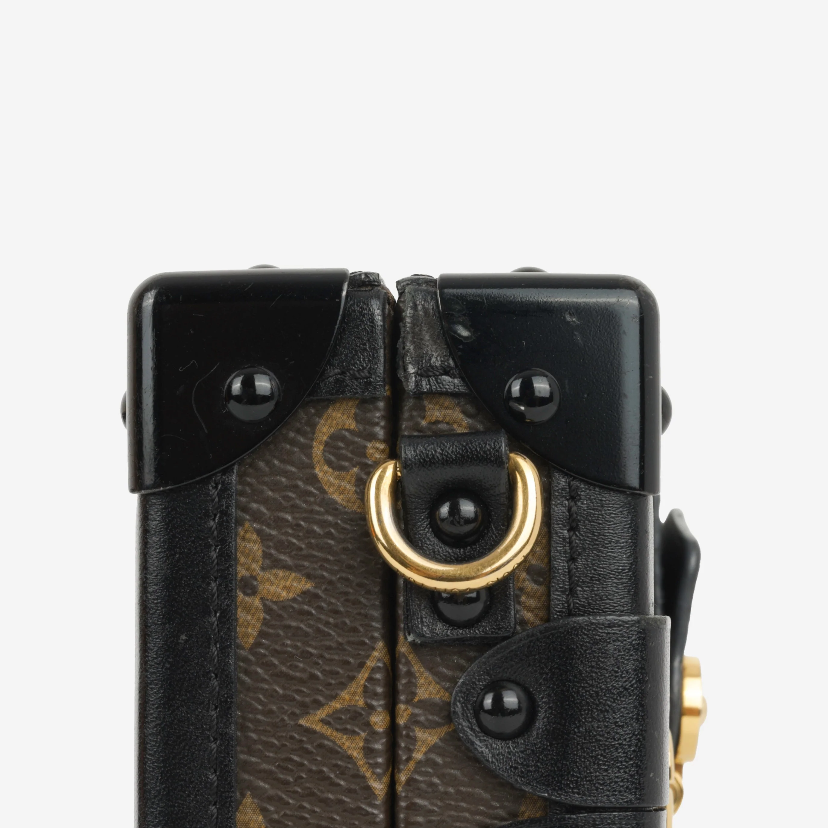 Louis Vuitton Petite Malle - Monogram Canvas / Black Trim | Gold Hardware - Image 12