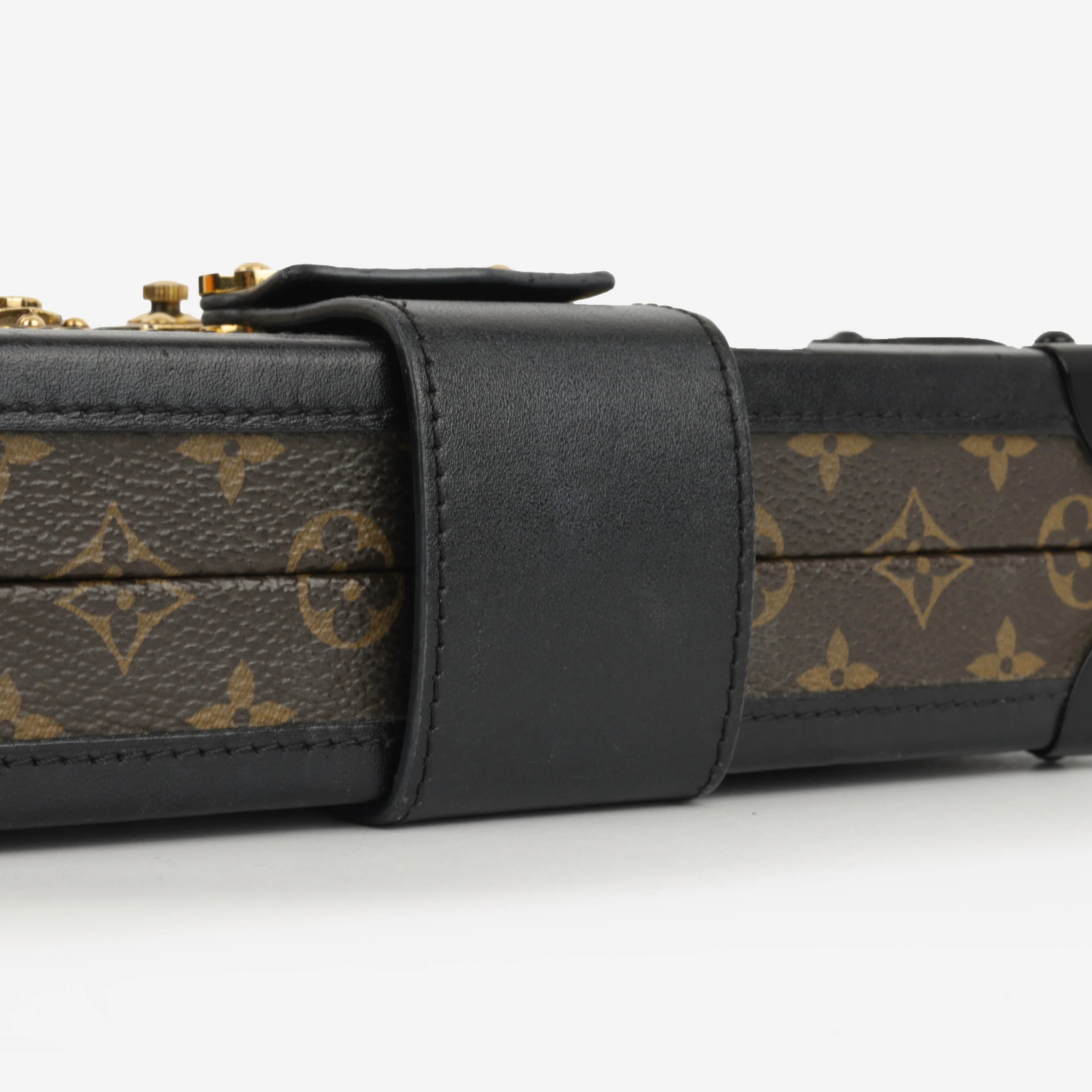 Louis Vuitton Petite Malle - Monogram Canvas / Black Trim | Gold Hardware - Image 6