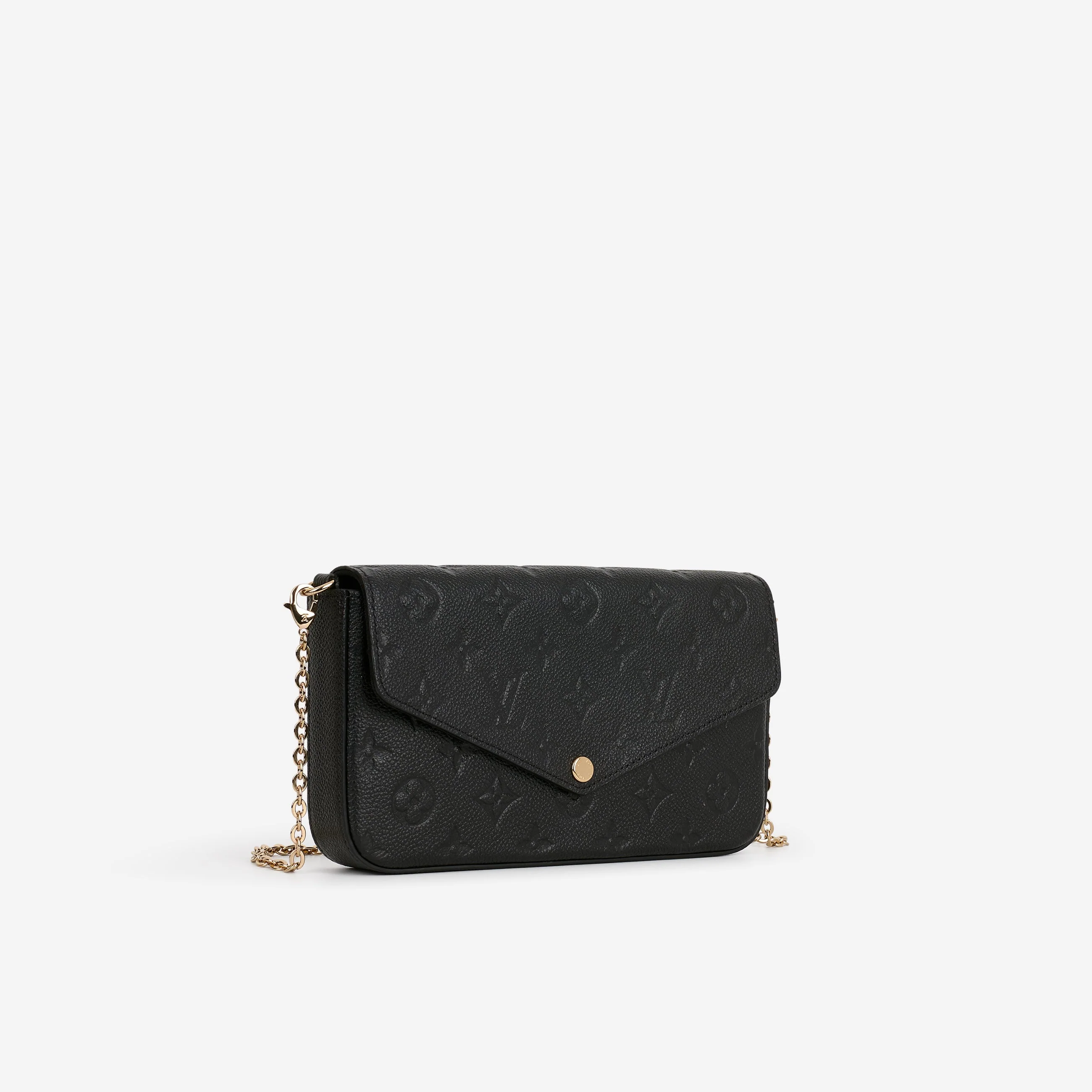 Louis Vuitton Pochette Felicie - Black Empreinte | Gold Hardware - Image 2