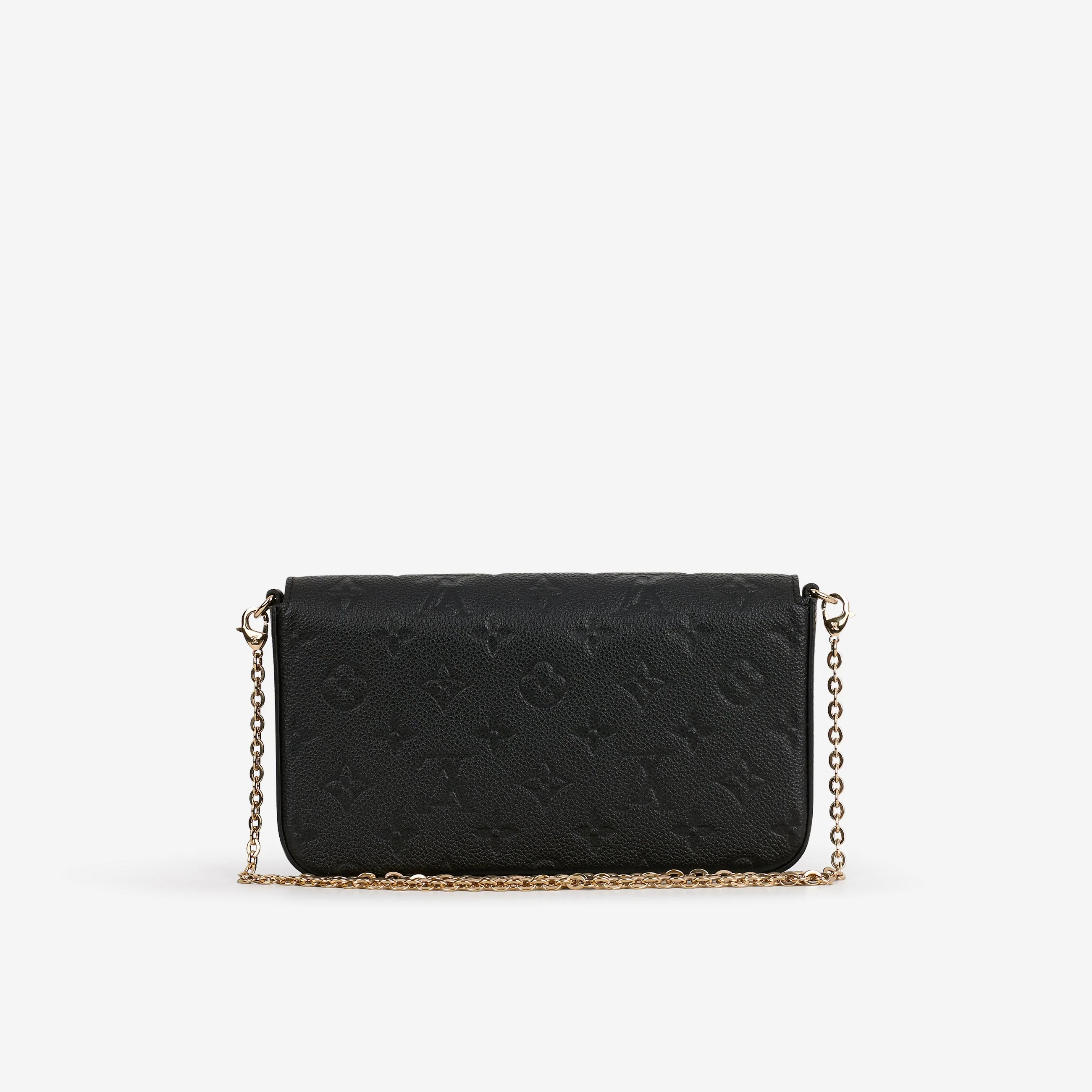 Louis Vuitton Pochette Felicie - Black Empreinte | Gold Hardware - Image 3