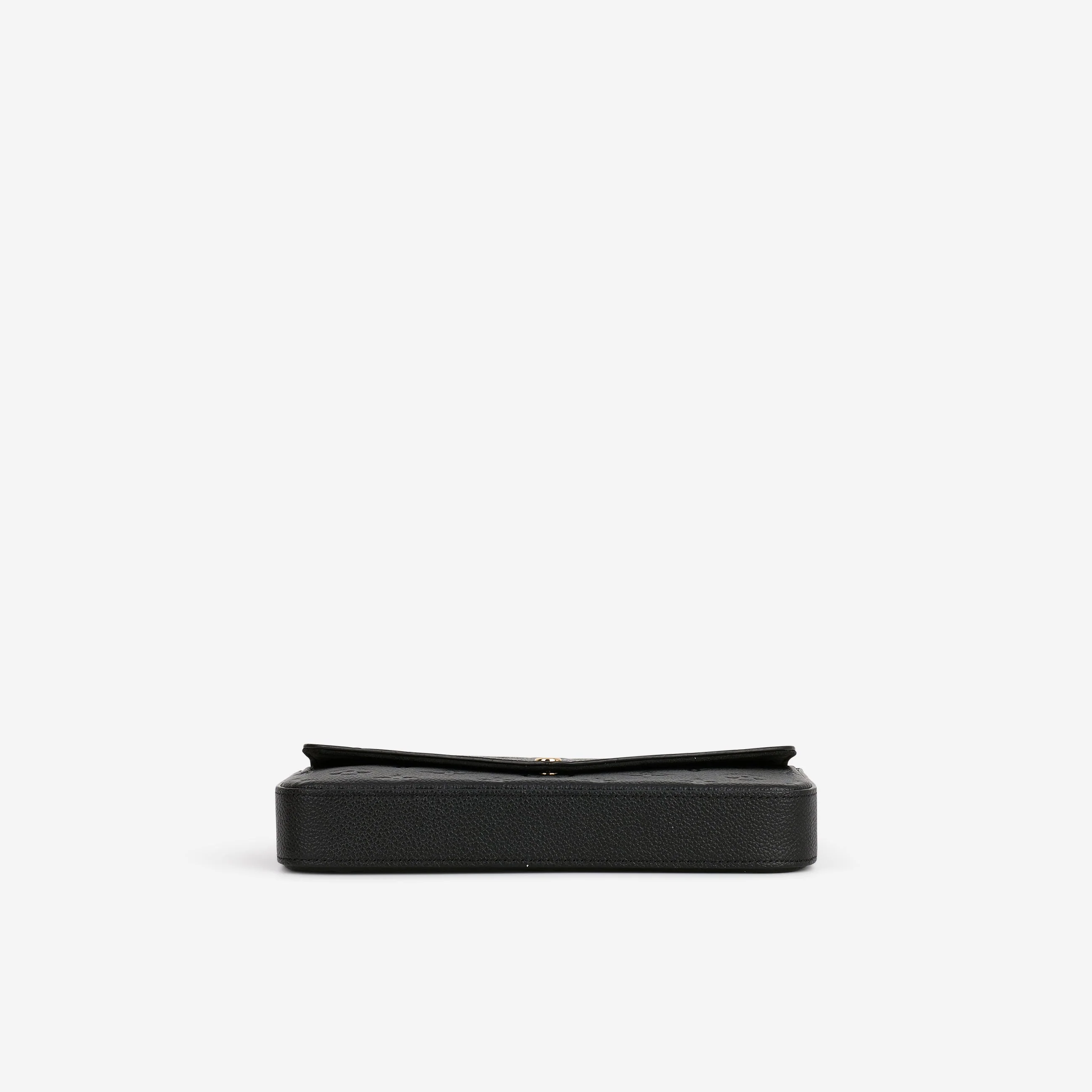 Louis Vuitton Pochette Felicie - Black Empreinte | Gold Hardware - Image 4