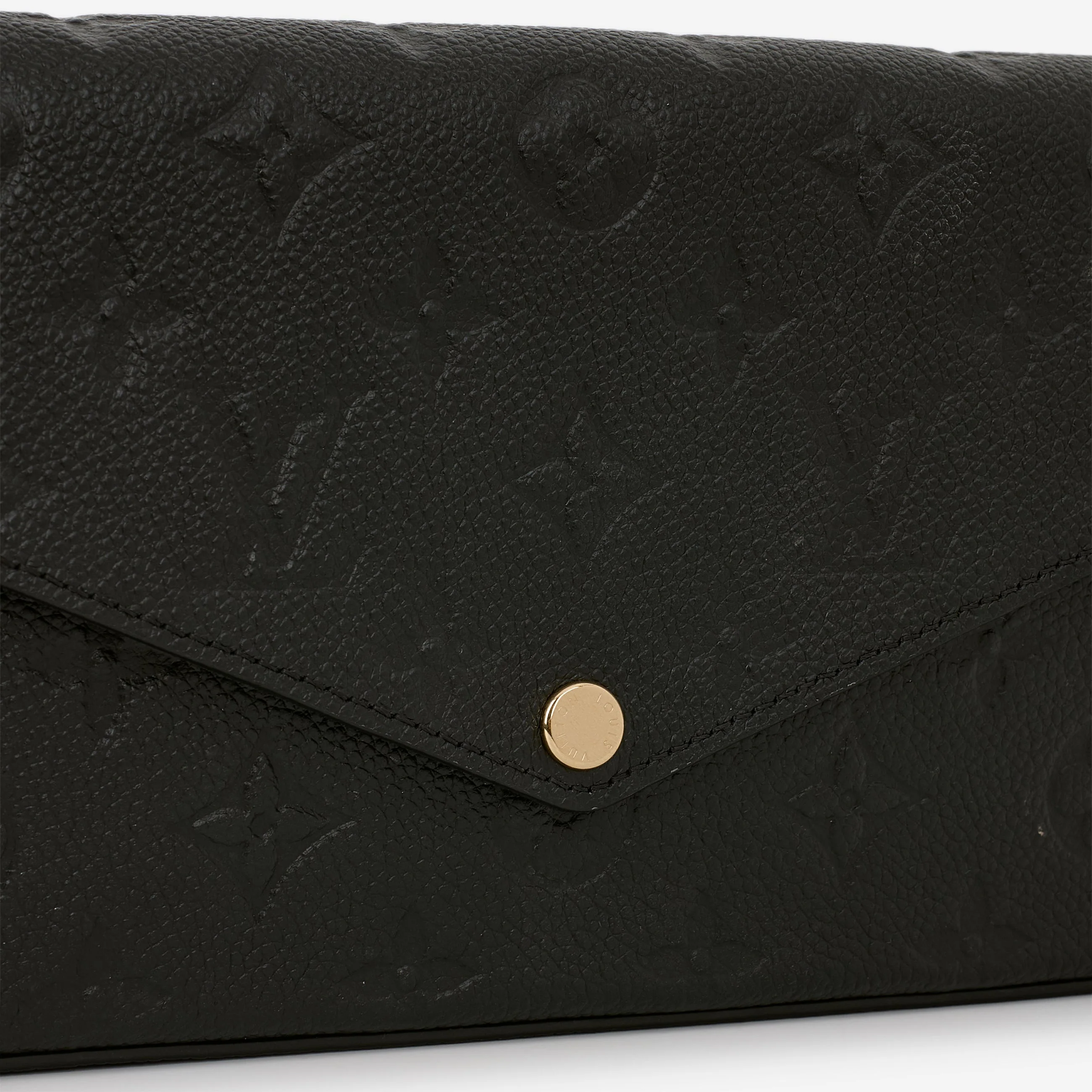 Louis Vuitton Pochette Felicie - Black Empreinte | Gold Hardware - Image 6