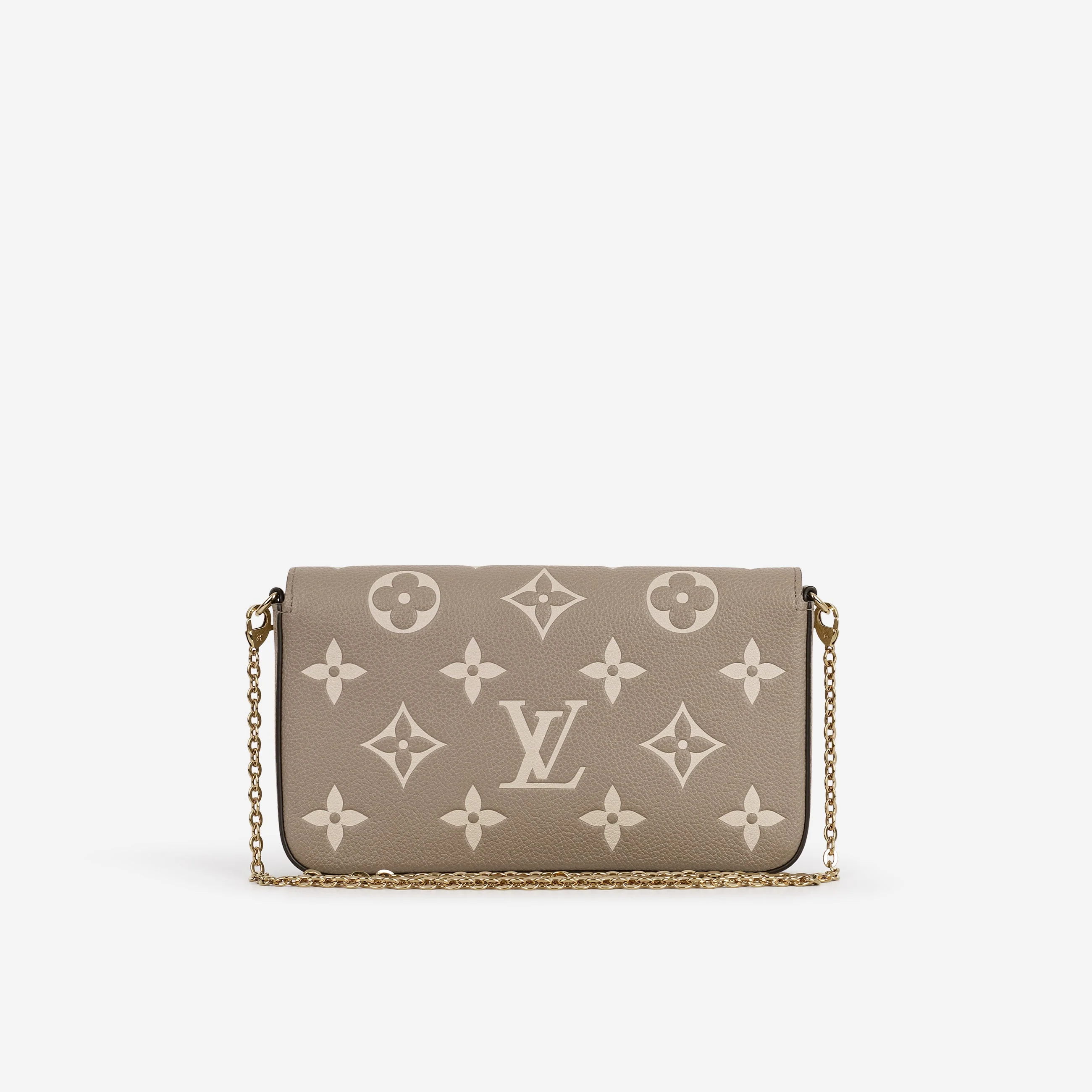 Louis Vuitton - Pochette Felicie - Tourterelle / Cream Empreinte | Gold Hardware - Image 2