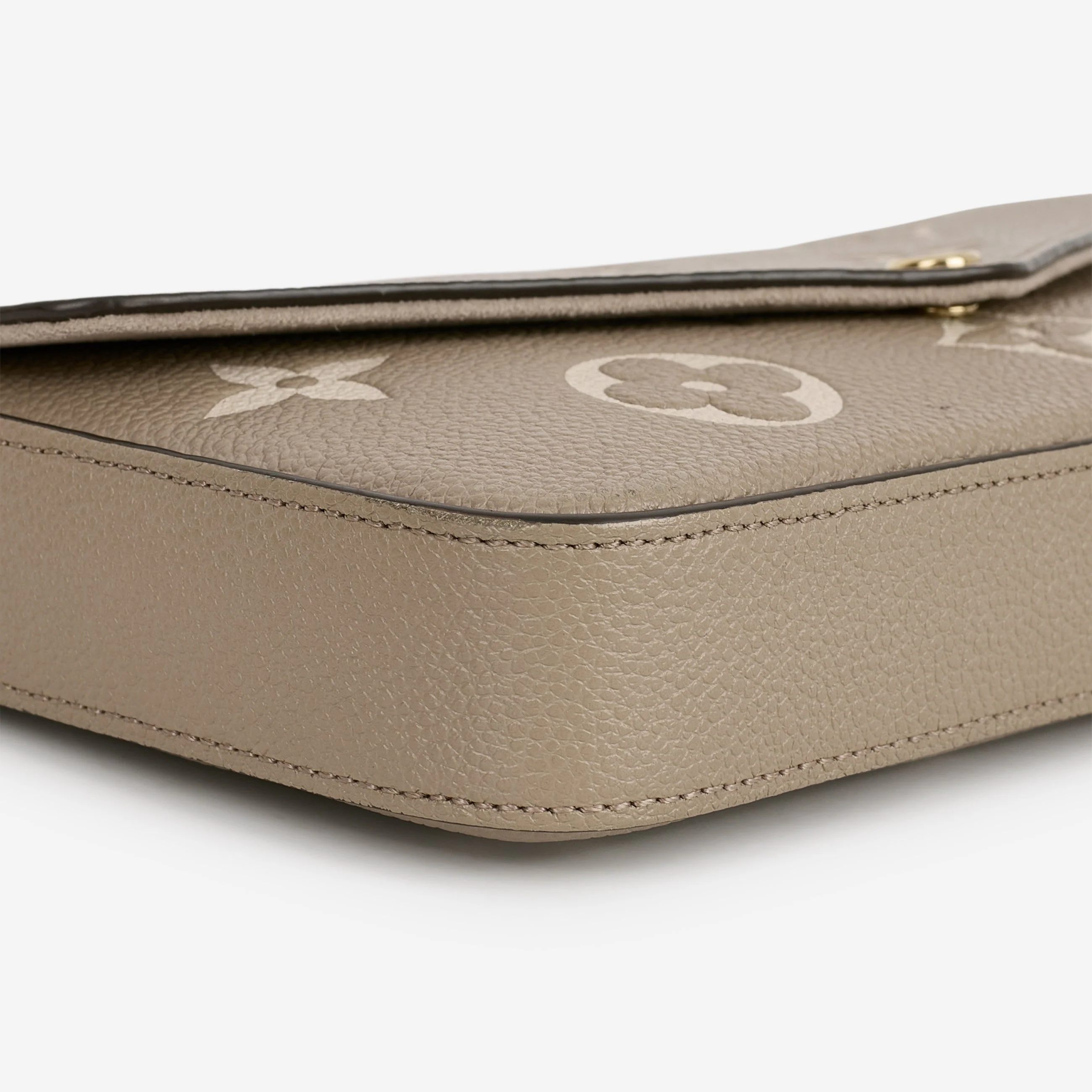 Louis Vuitton - Pochette Felicie - Tourterelle / Cream Empreinte | Gold Hardware - Image 5