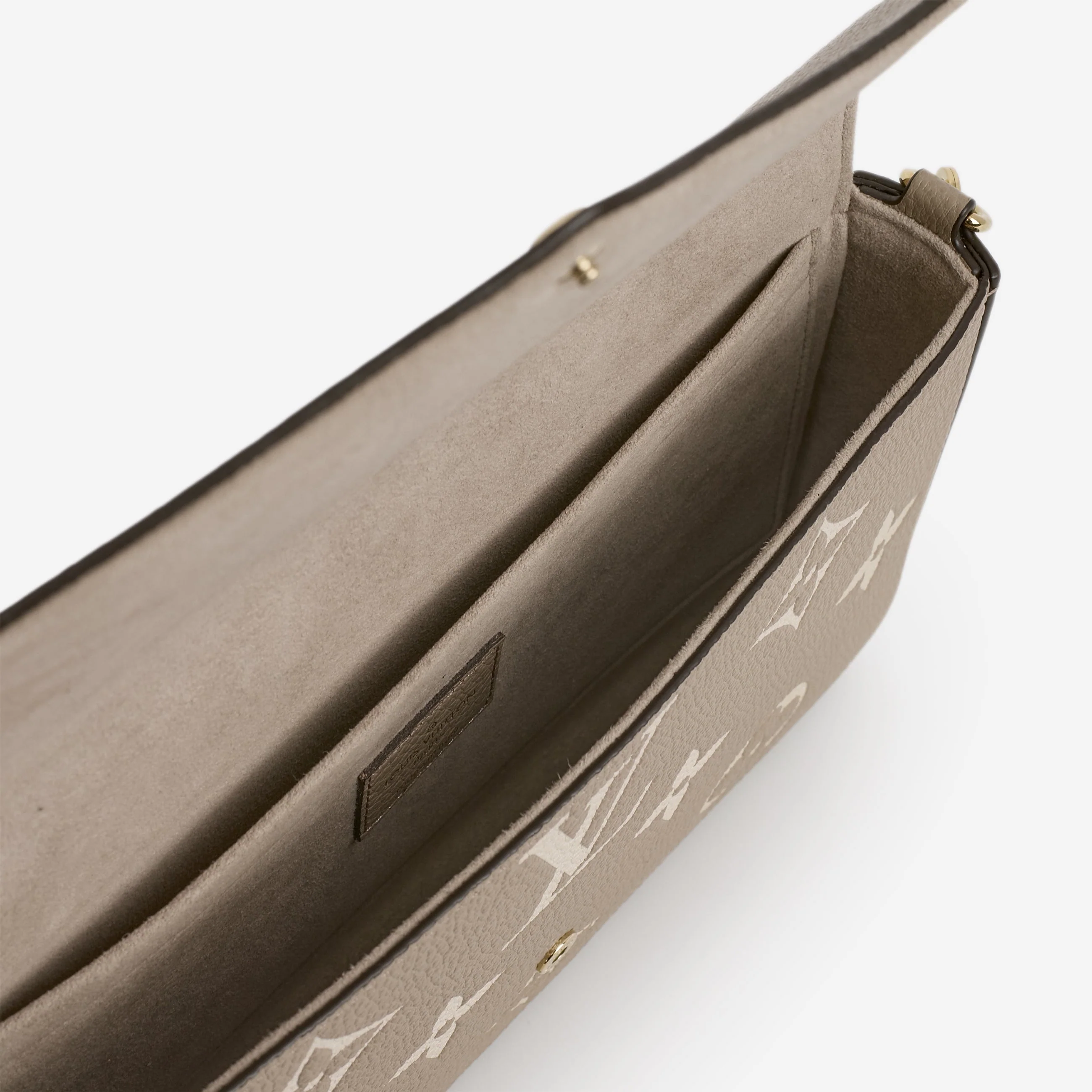 Louis Vuitton - Pochette Felicie - Tourterelle / Cream Empreinte | Gold Hardware - Image 8