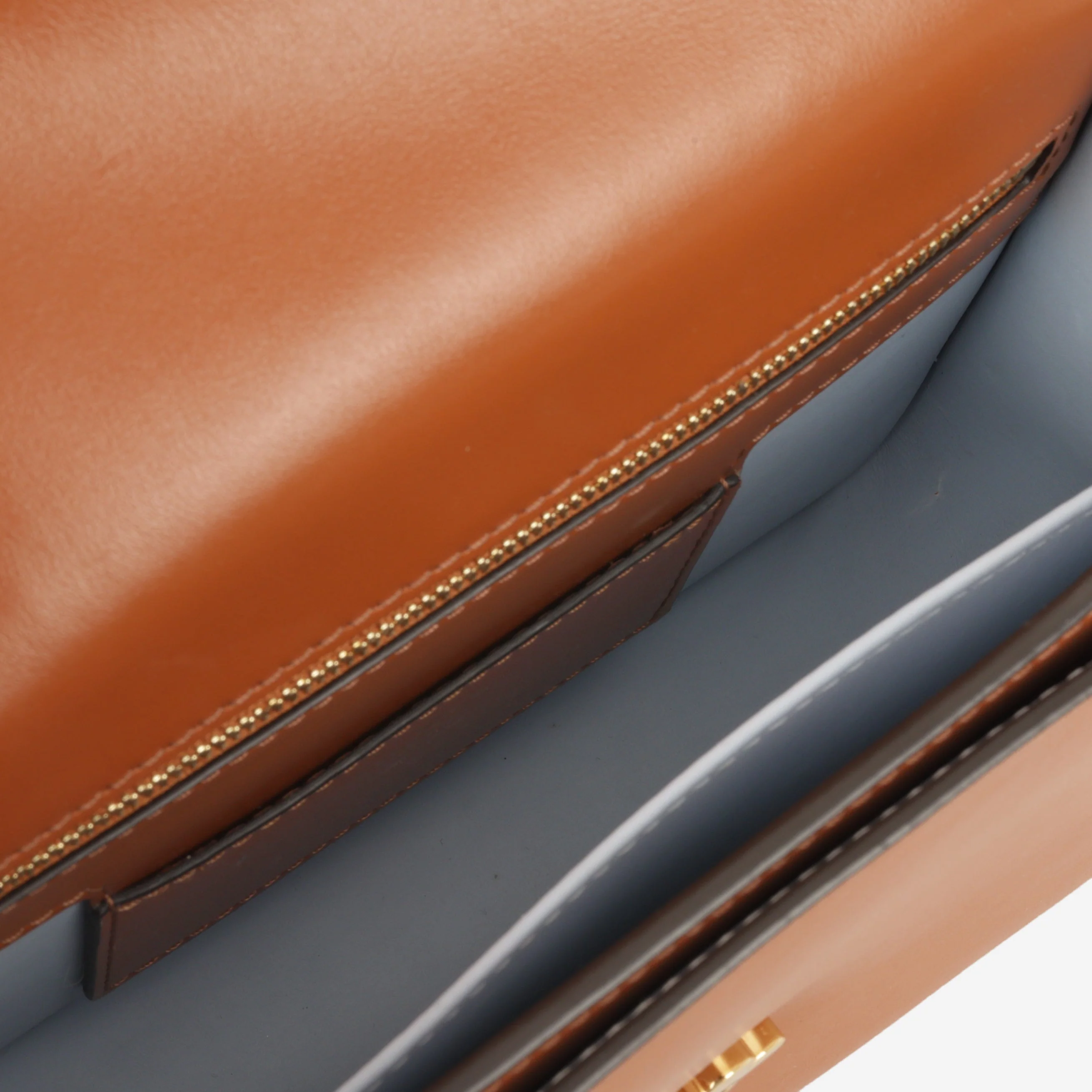 Louis Vuitton Pont 9 Shoulder Bag - Caramel Box Calf | Gold Hardware - Image 5