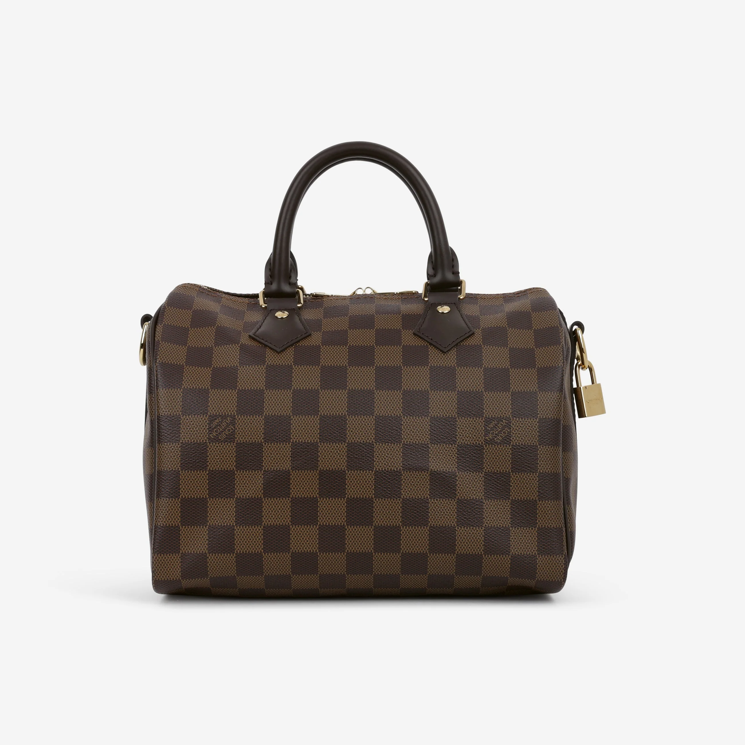 Louis Vuitton Speedy 25 Bandoulière - Damier Ebene | Gold Hardware - Image 2