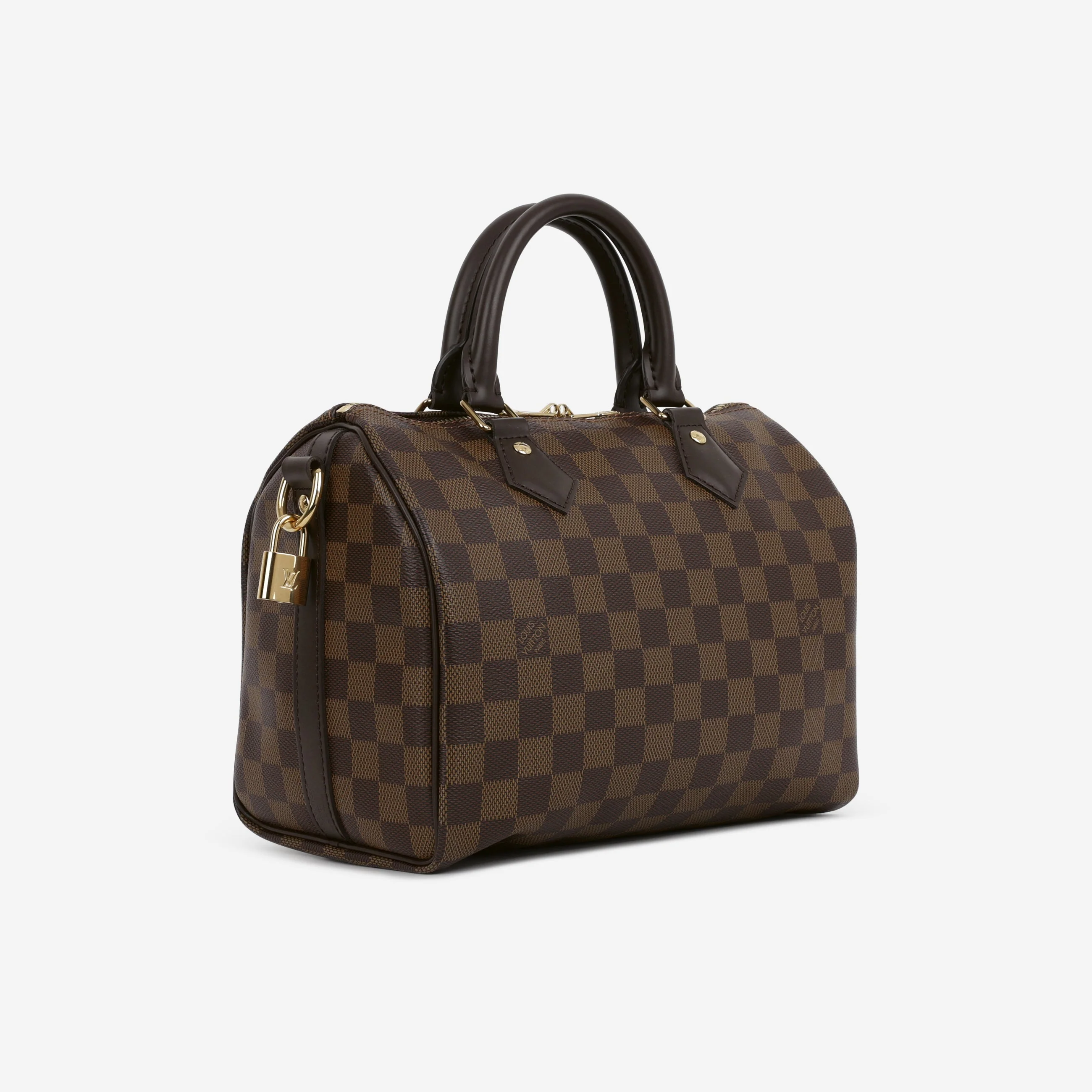 Louis Vuitton Speedy 25 Bandoulière - Damier Ebene | Gold Hardware - Image 3