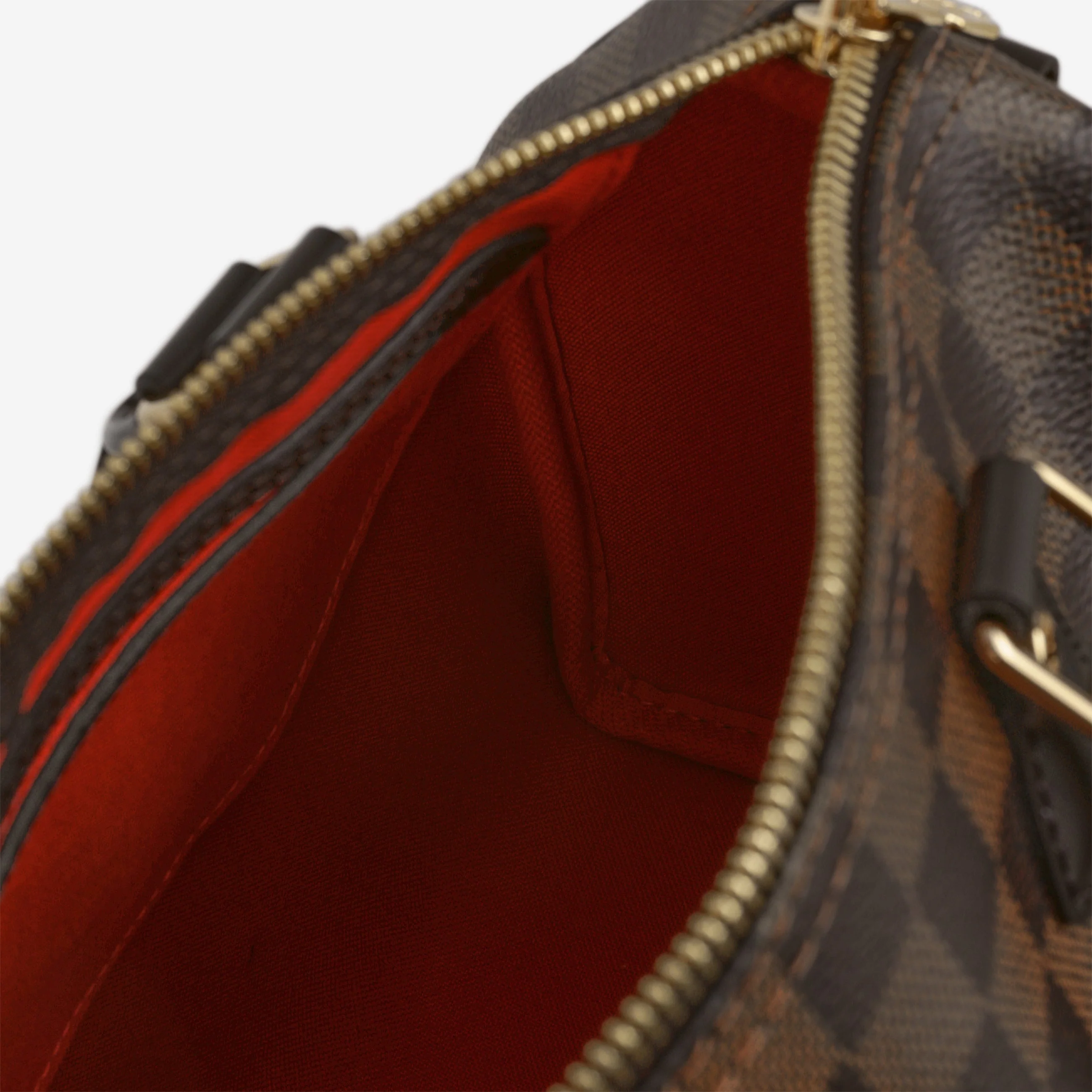 Louis Vuitton Speedy 25 Bandoulière - Damier Ebene | Gold Hardware - Image 7