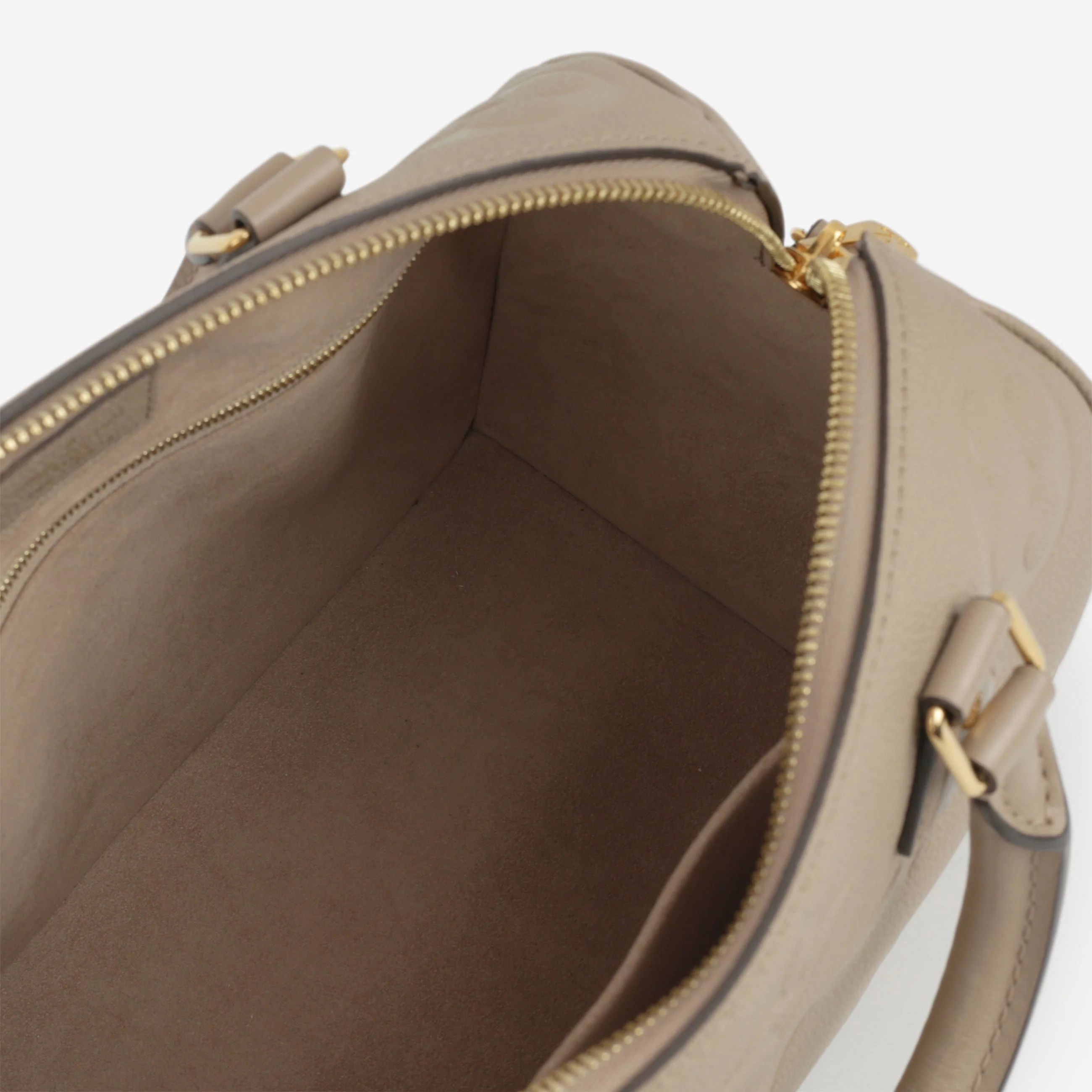 Louis Vuitton Speedy 25 Bandoulieré - Dune Empreinte | Gold Hardware - Image 5