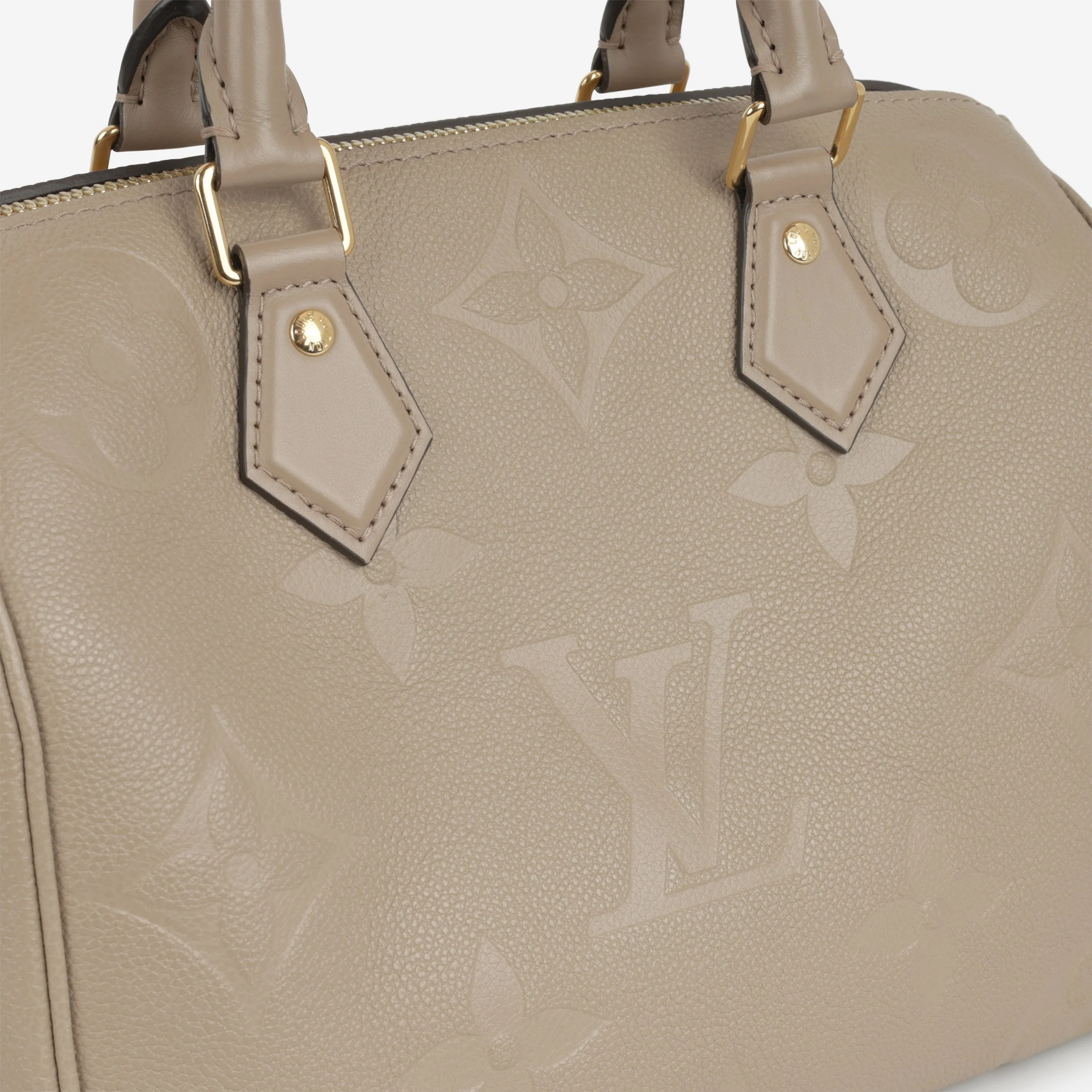 Louis Vuitton Speedy 25 Bandoulieré - Dune Empreinte | Gold Hardware - Image 6