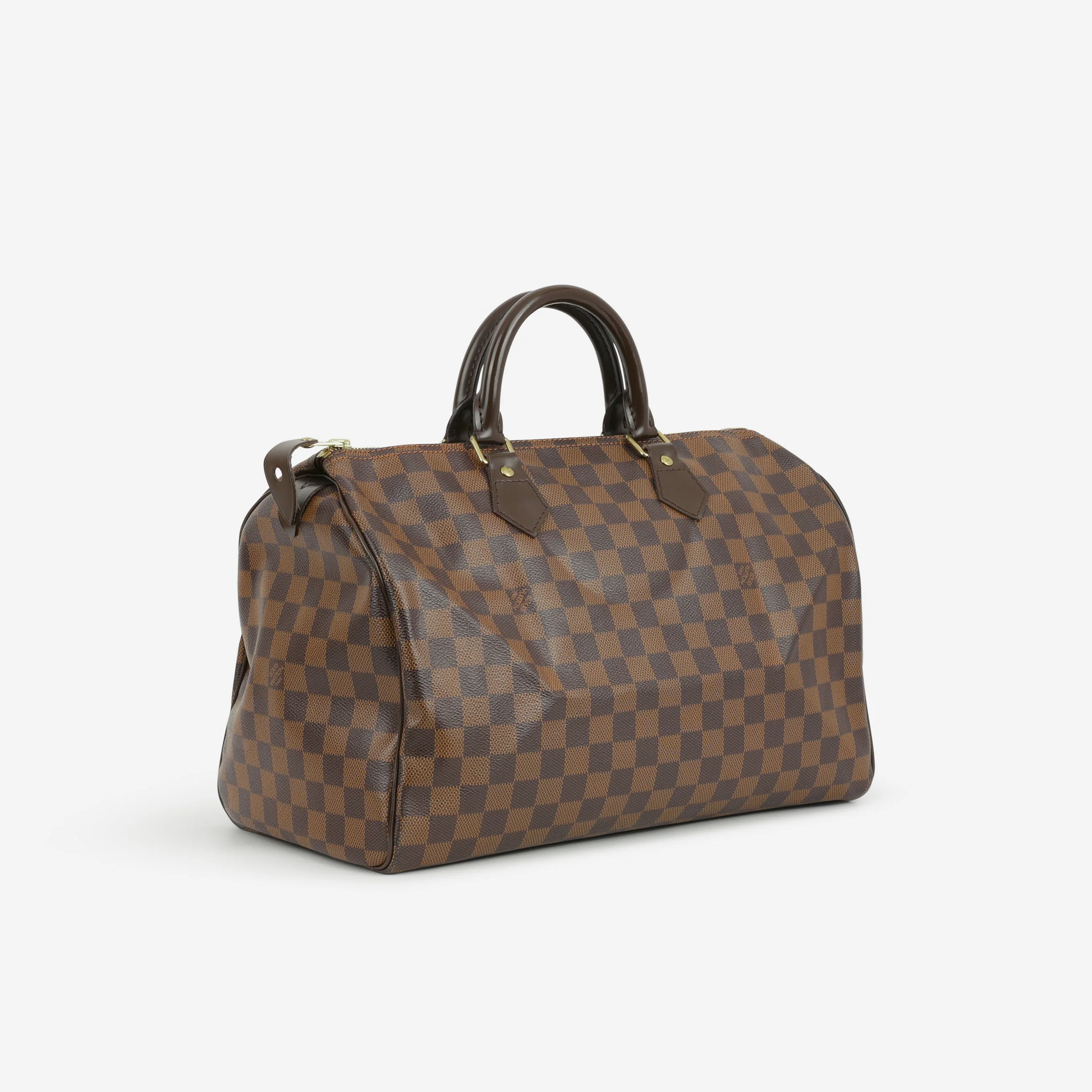 LLouis Vuitton Speedy 35 - Damier Ebene Canvas | Gold Hardware - Image 2
