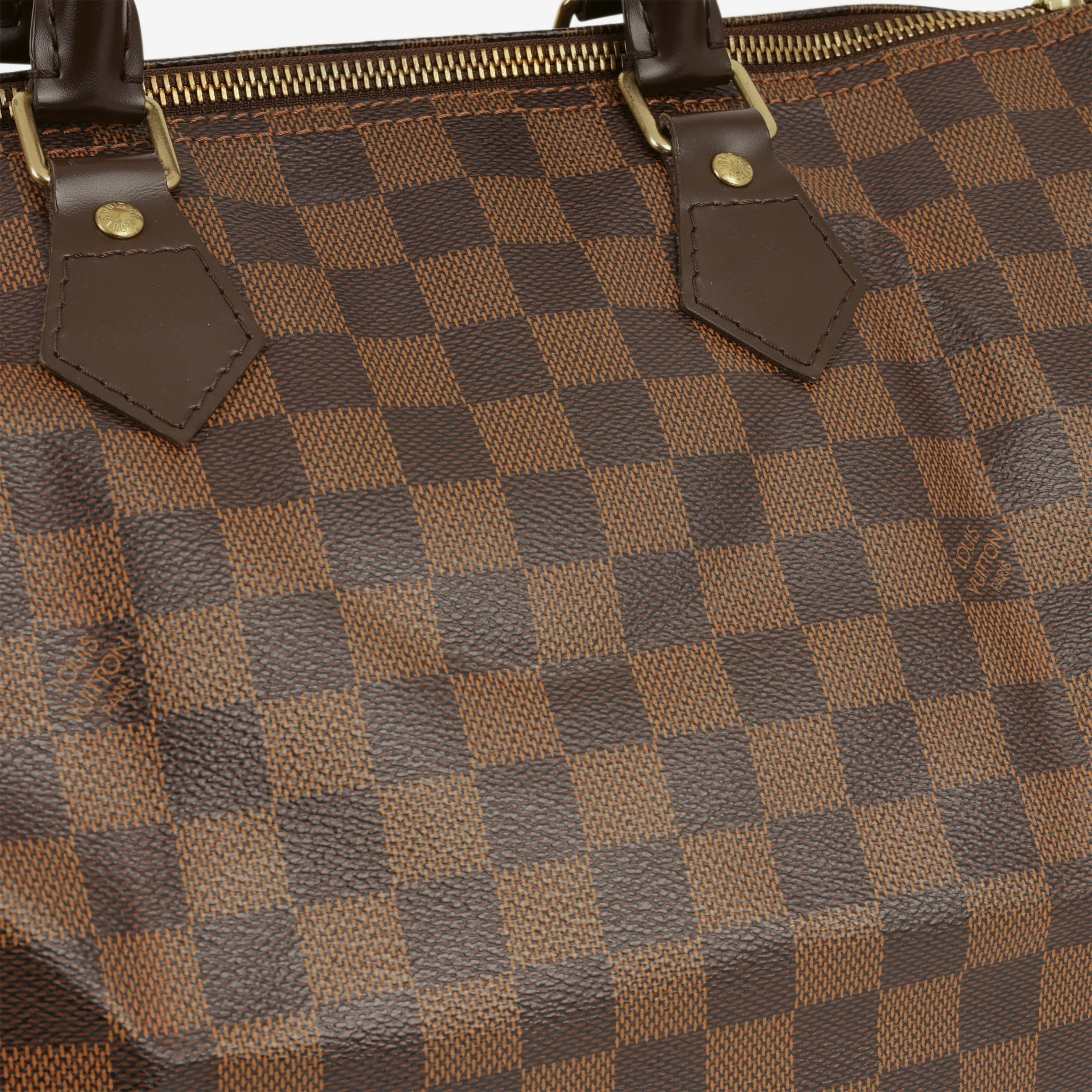 LLouis Vuitton Speedy 35 - Damier Ebene Canvas | Gold Hardware - Image 6
