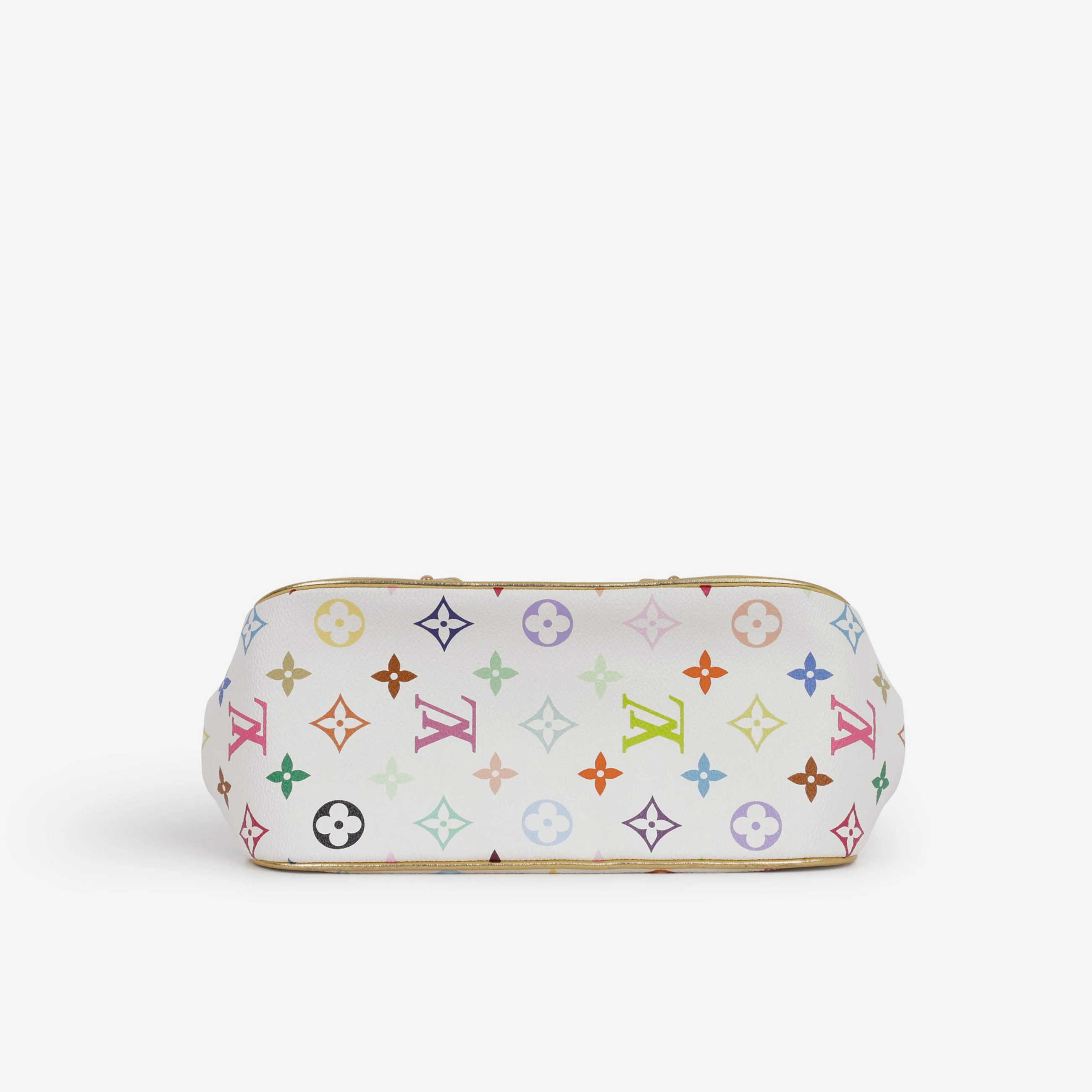 Louis Vuitton TK Marilyn Shoulder Bag - White Multicolore Canvas | Gold Hardware - Image 4