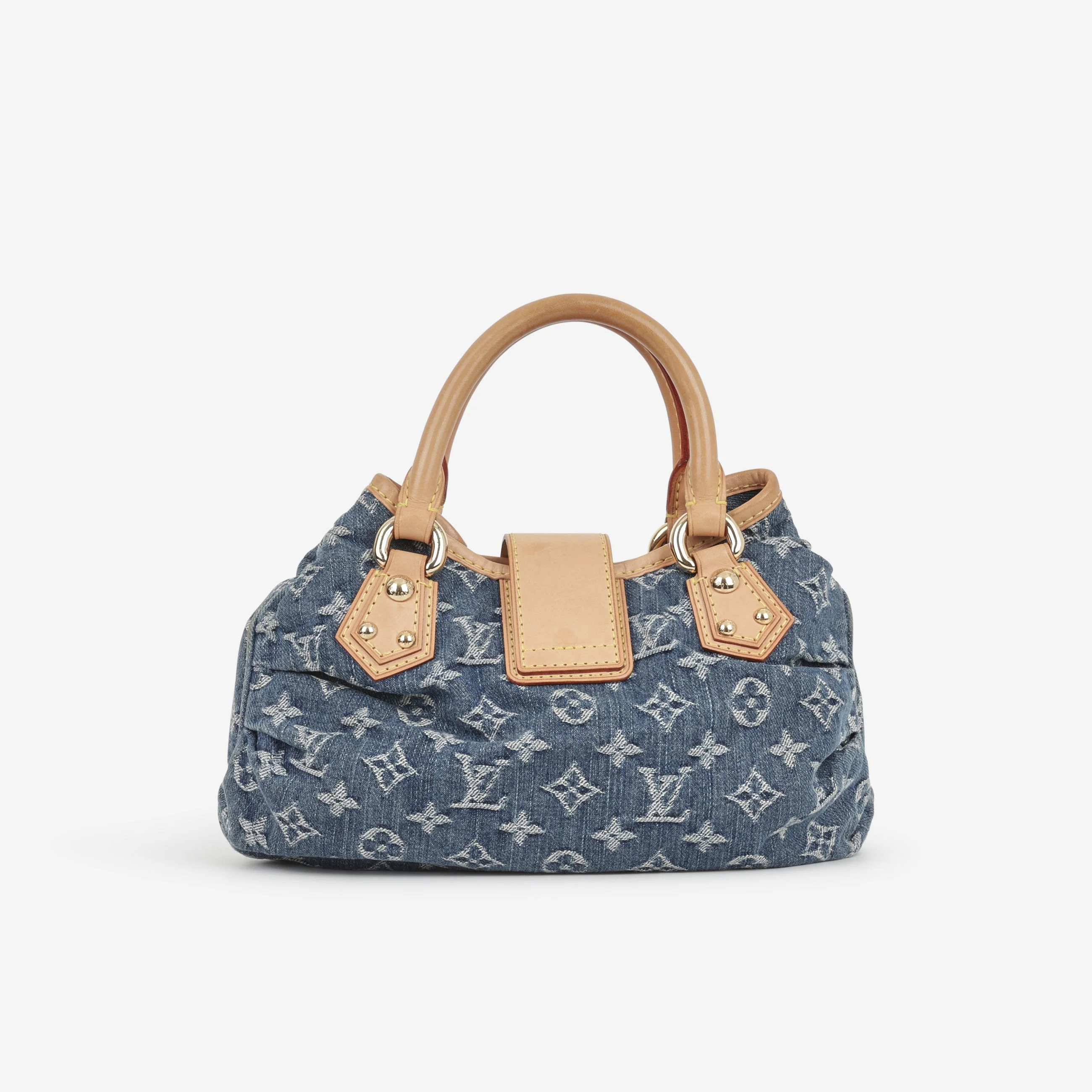 Louis Vuitton Vinatage Mini Pleaty - Denim Monogram | Gold Hardware - Image 3