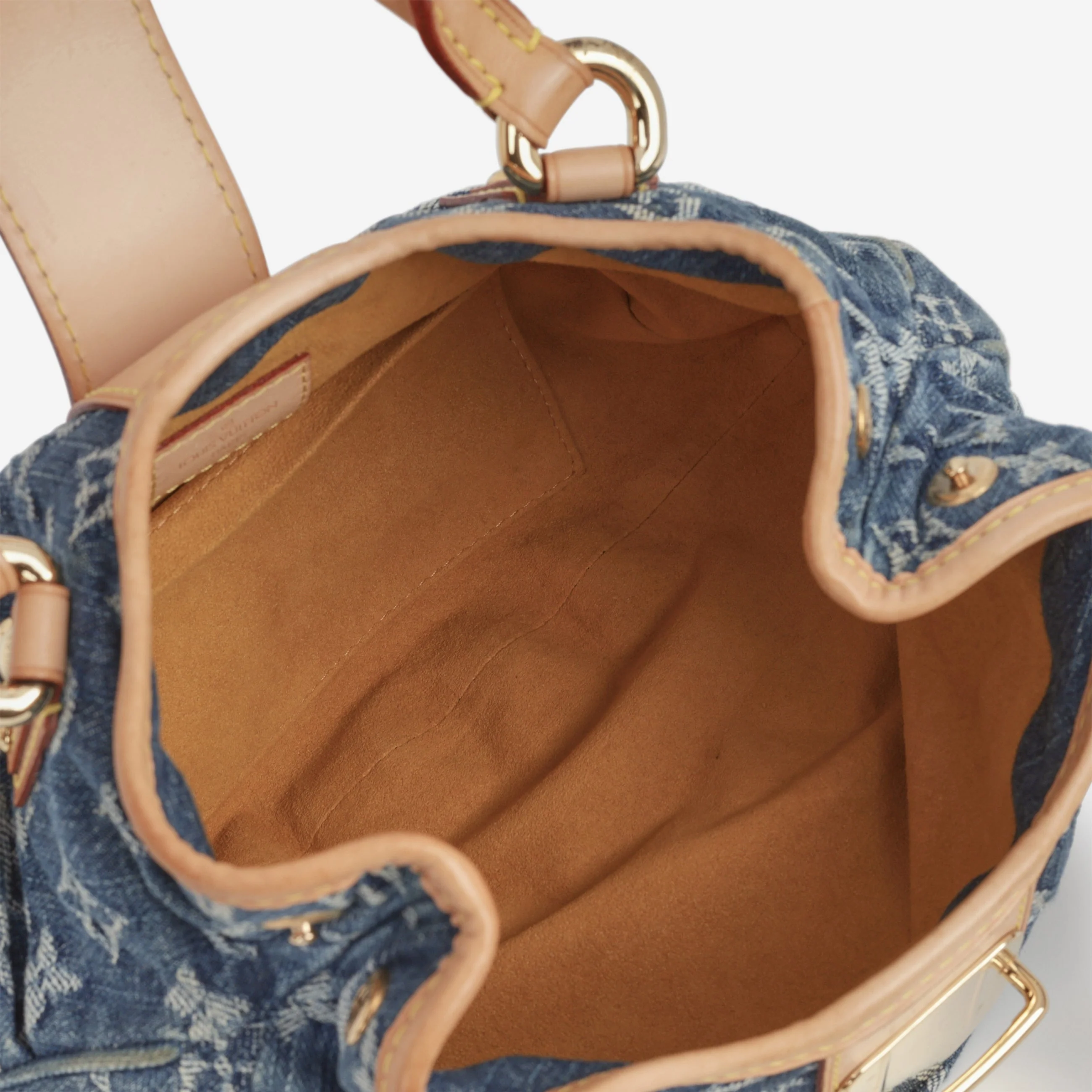 Louis Vuitton Vinatage Mini Pleaty - Denim Monogram | Gold Hardware - Image 5