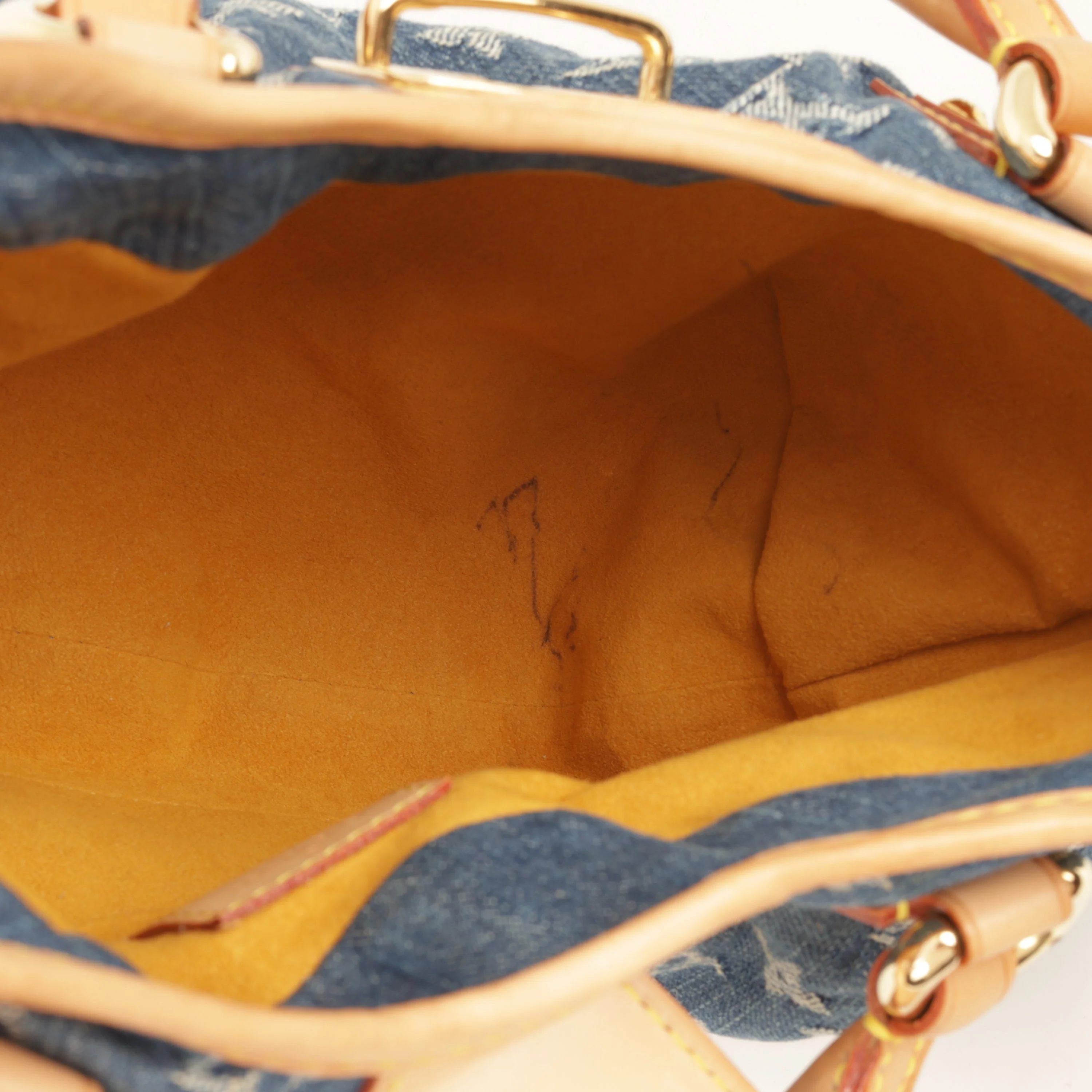 Louis Vuitton Vinatage Mini Pleaty - Denim Monogram | Gold Hardware - Image 6