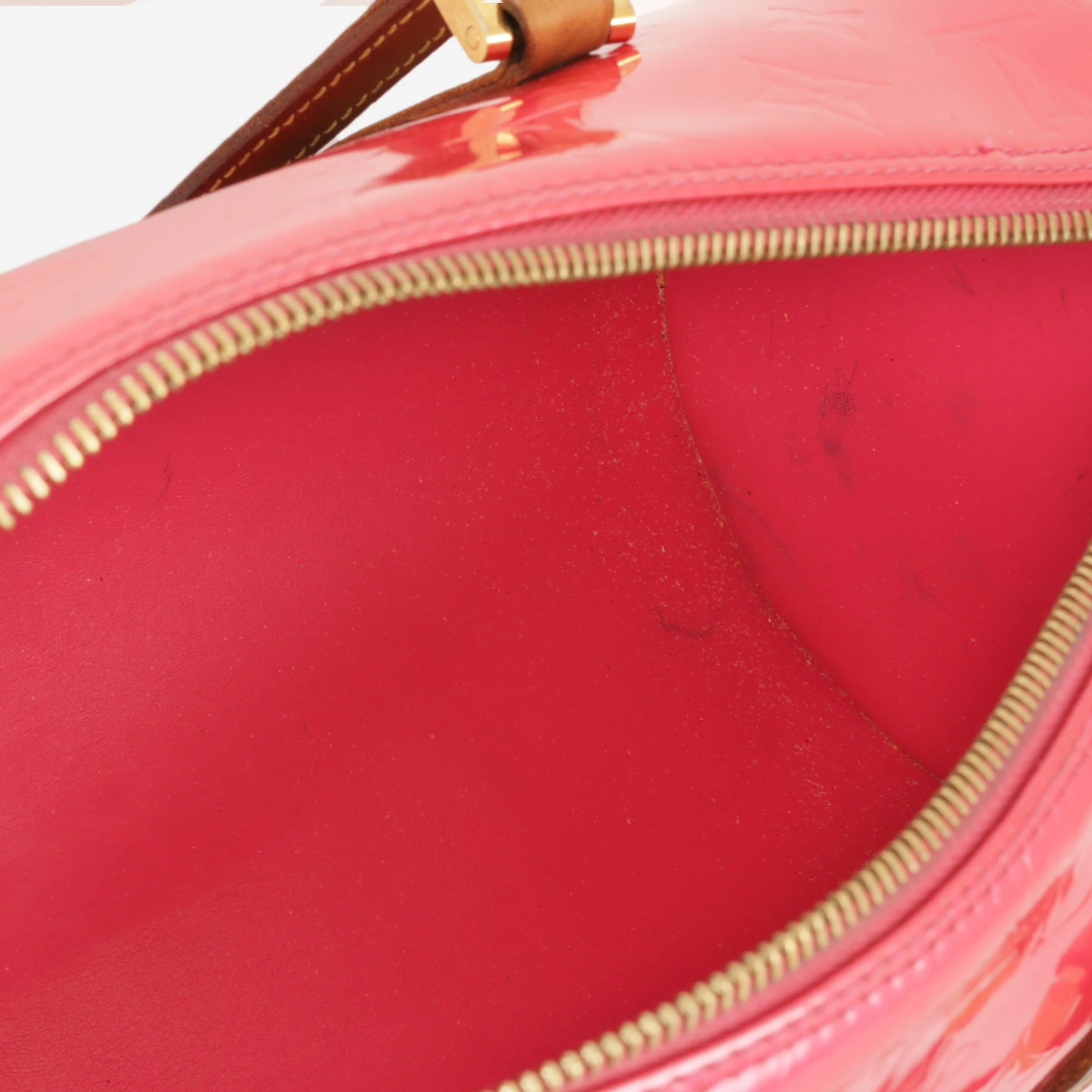 Louis Vuitton Vintage Papillon - Pink Vernis Patent | Gold Hardware - Image 6