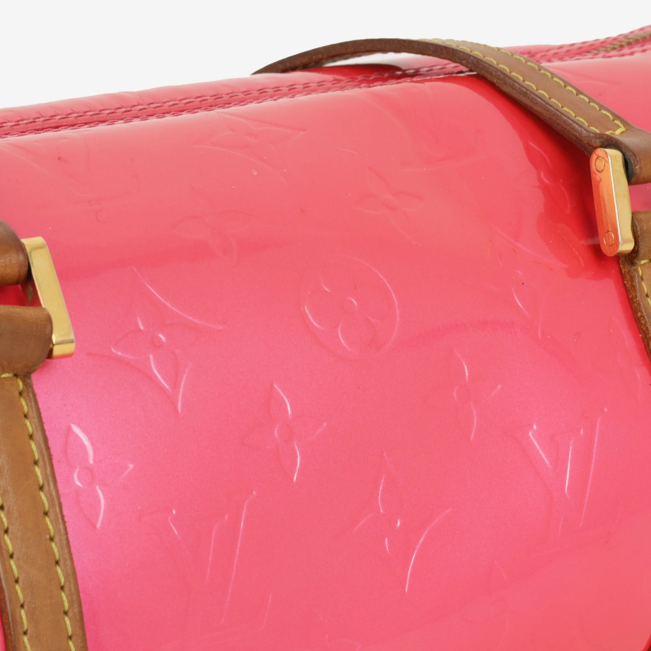Louis Vuitton Vintage Papillon - Pink Vernis Patent | Gold Hardware - Image 7