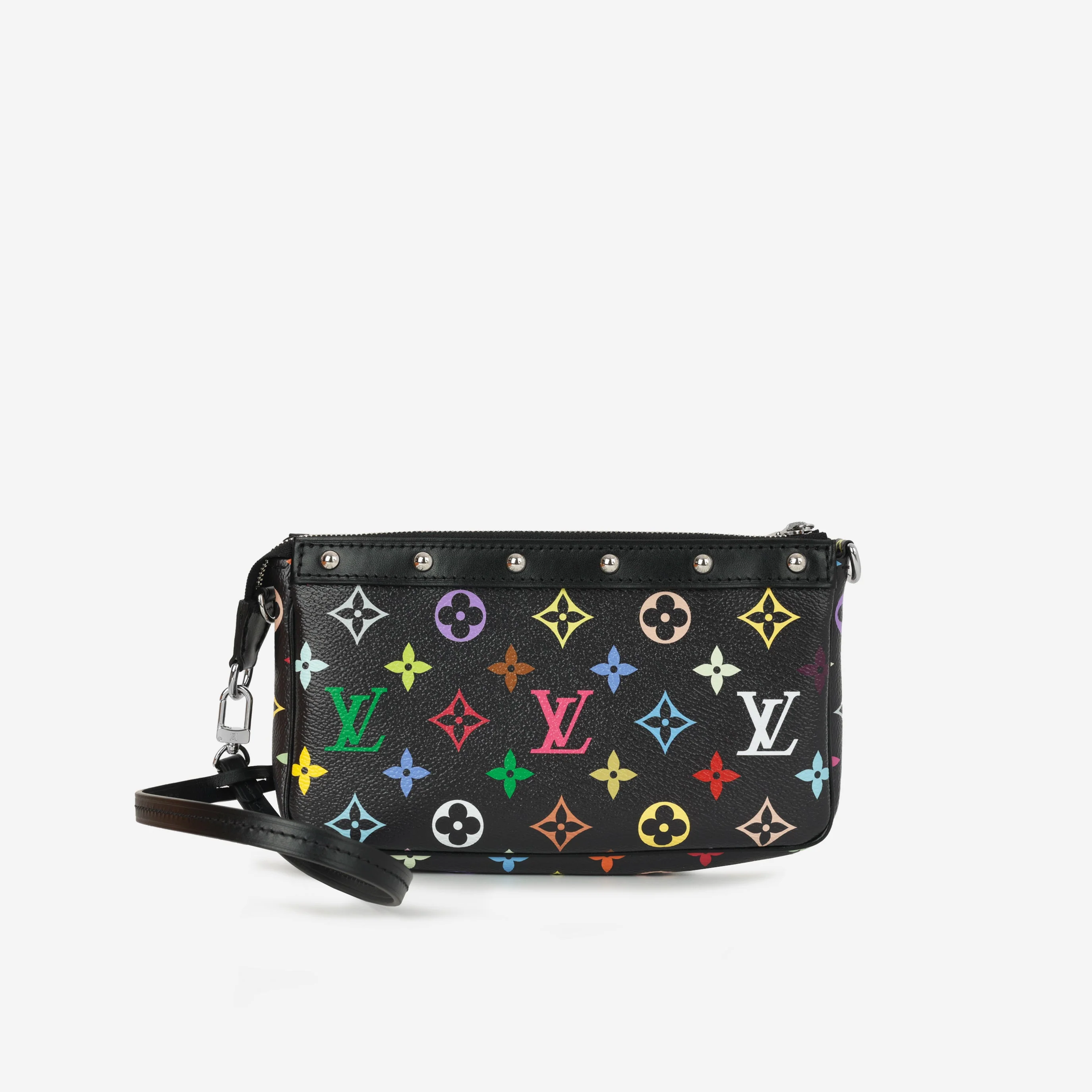Louis Vuitton LV x TM Pochette Accessoires - Black Multicolore | Silver Hardware - Image 5