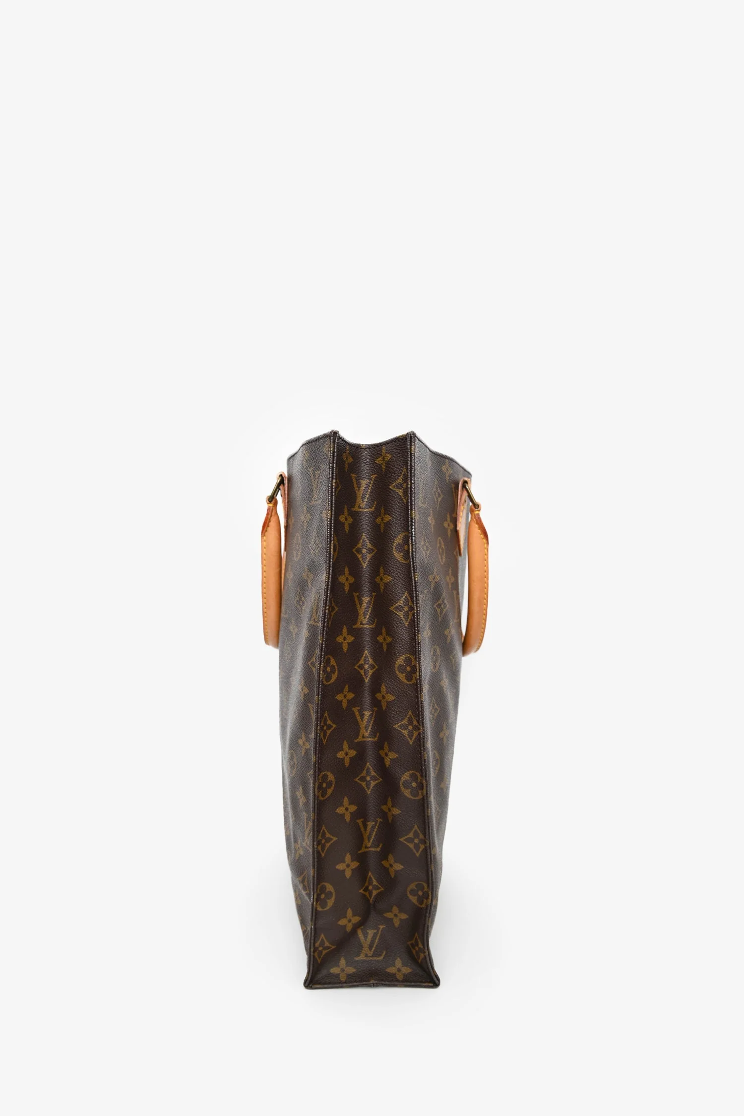 Louis Vuitton Monogram Coated Canvas 'Sac Plat' PM Tote Bag - Image 3