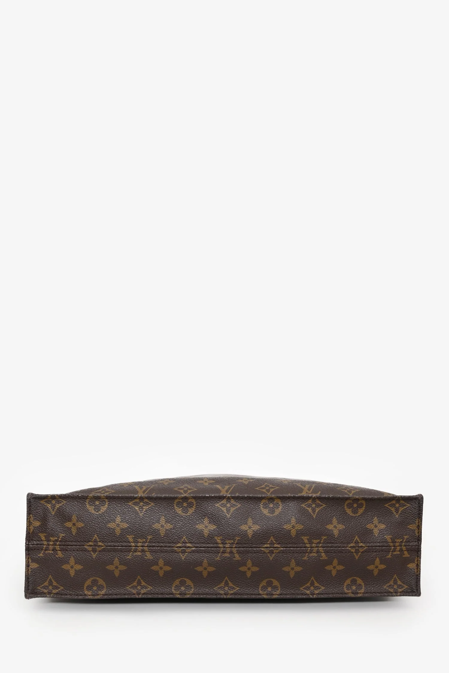 Louis Vuitton Monogram Coated Canvas 'Sac Plat' PM Tote Bag - Image 5