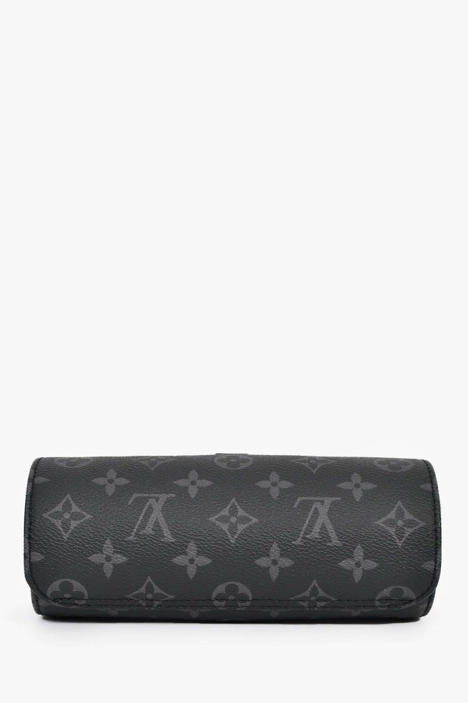 Louis Vuitton Monogram Eclipse Canvas 3 Watch Case - Image 2