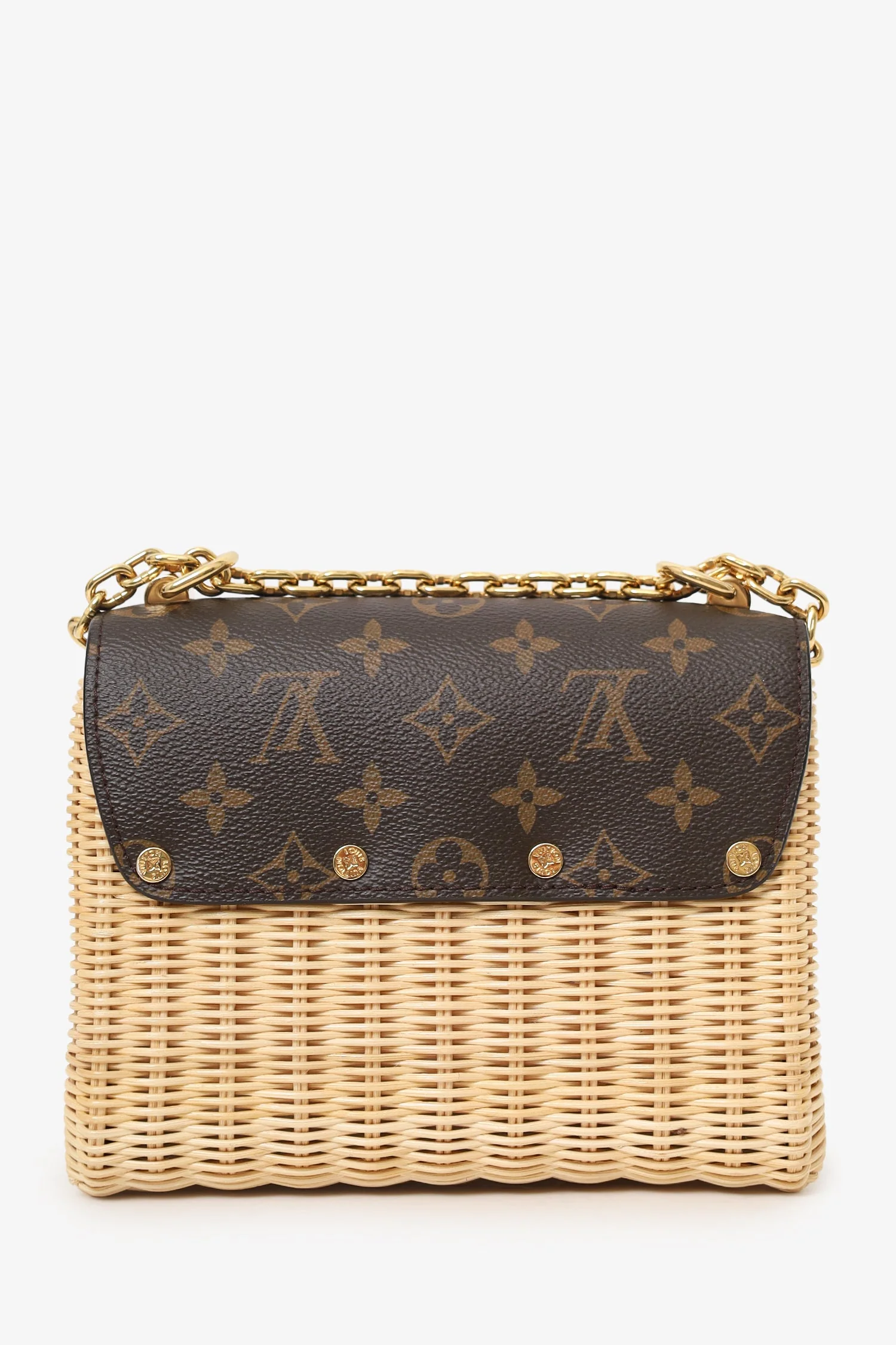 Louis Vuitton Monogram Wicker Twist PM Shoulder Bag - Image 2