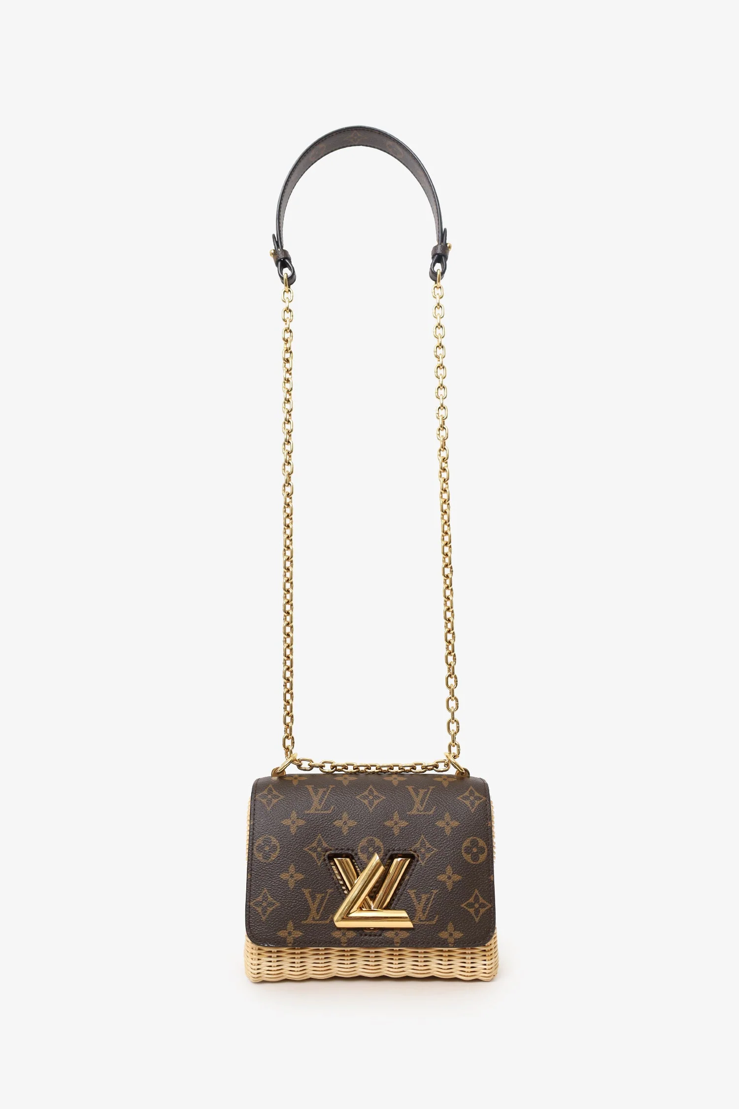 Louis Vuitton Monogram Wicker Twist PM Shoulder Bag - Image 6