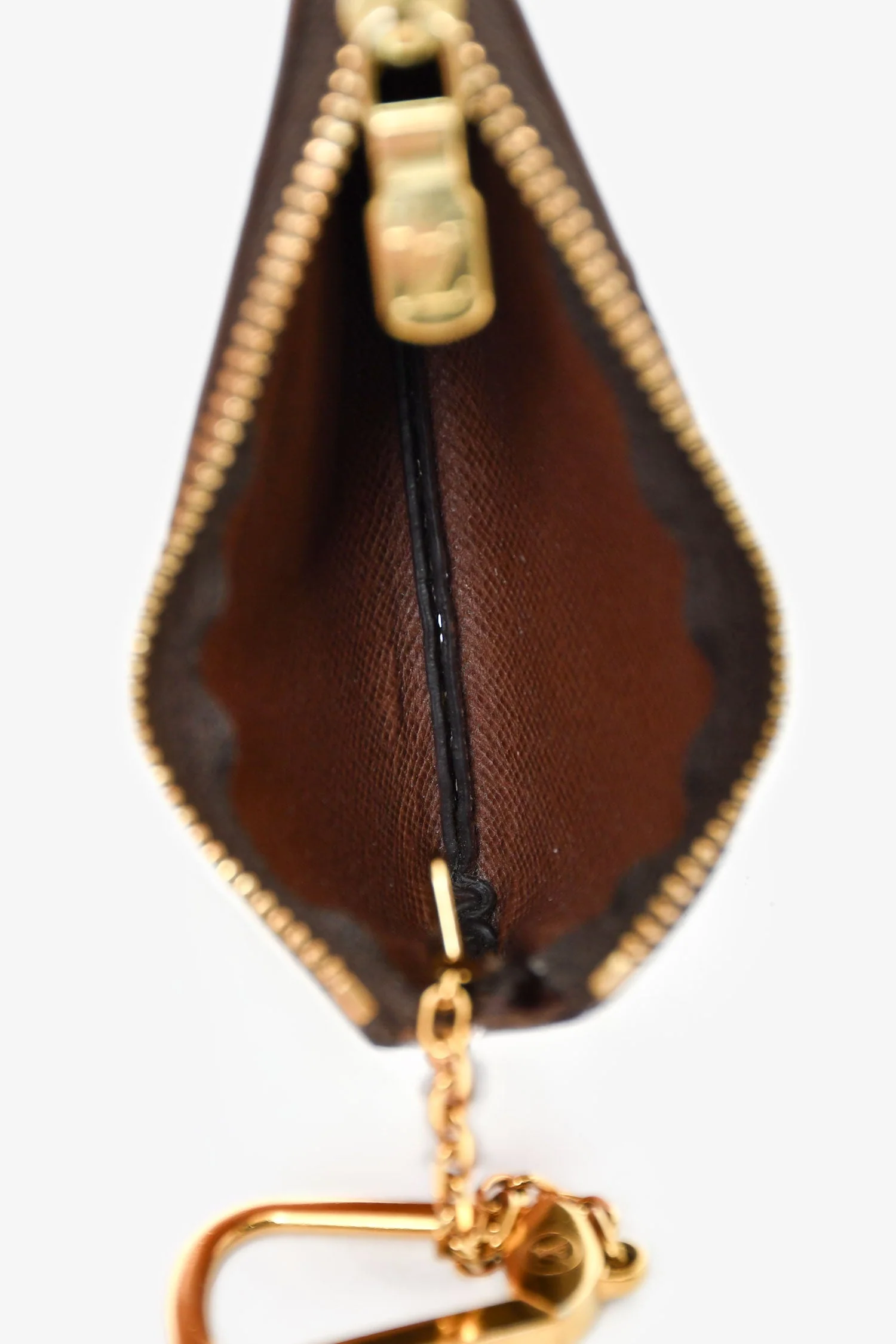 Louis Vuitton Monogram Zip Up Key Chain Pouch - Image 6
