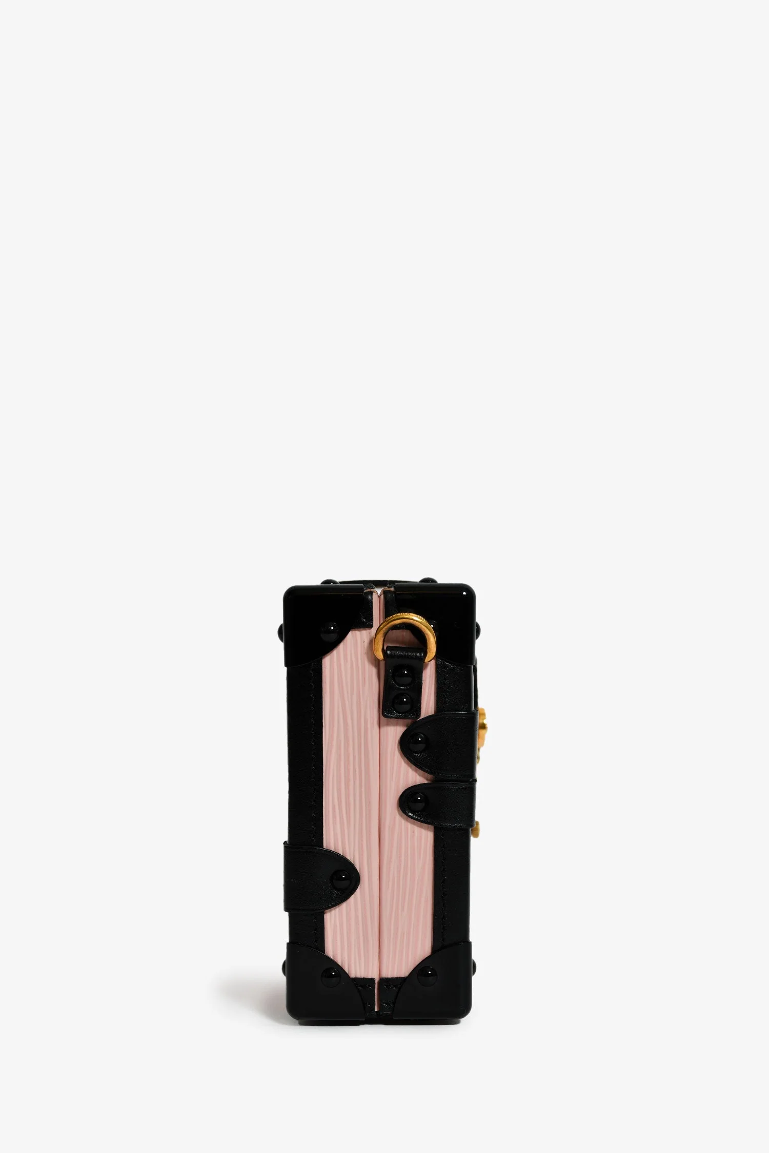 Louis Vuitton Pink Epi Leather 'Petit Malle' with Strap - Image 3