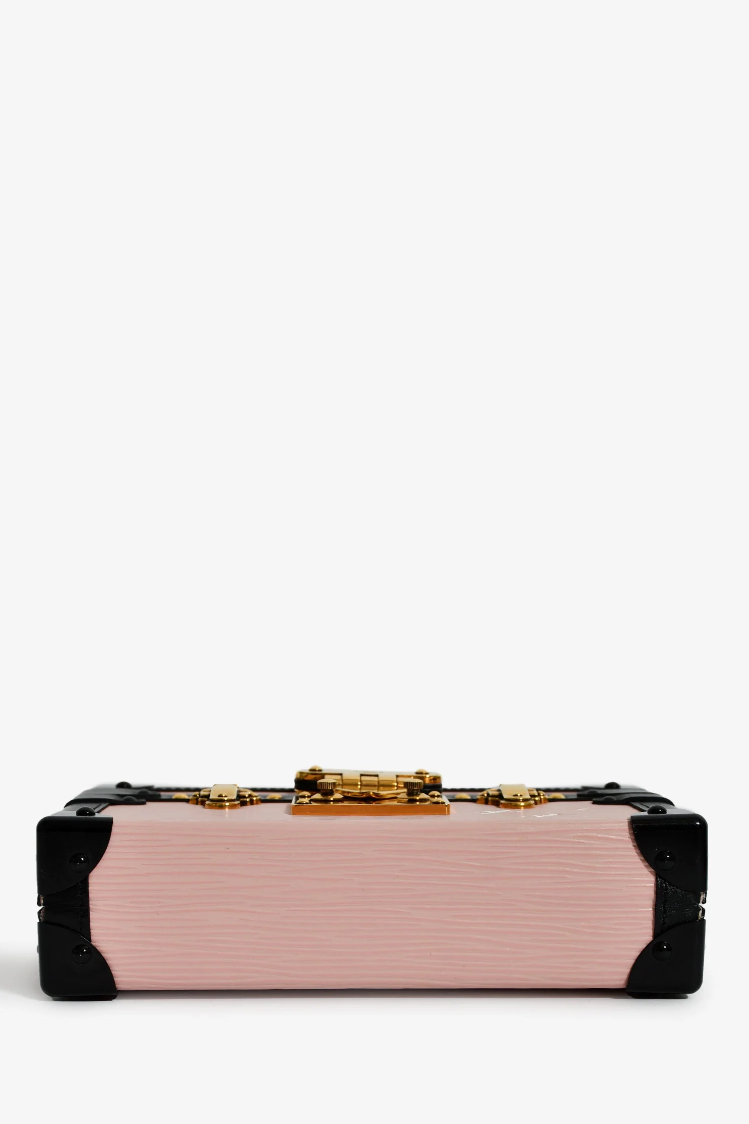Louis Vuitton Pink Epi Leather 'Petit Malle' with Strap - Image 5