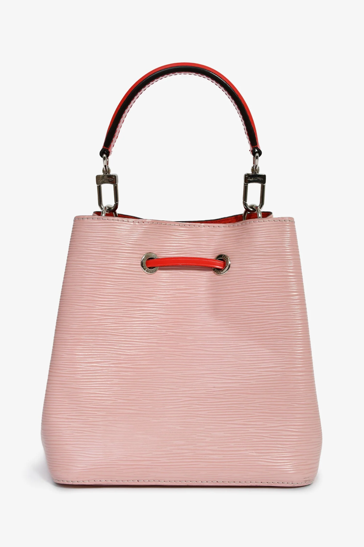 Louis Vuitton Pink/Red Epi Leather NeoNoe BB Top Handle with Strap - Image 2